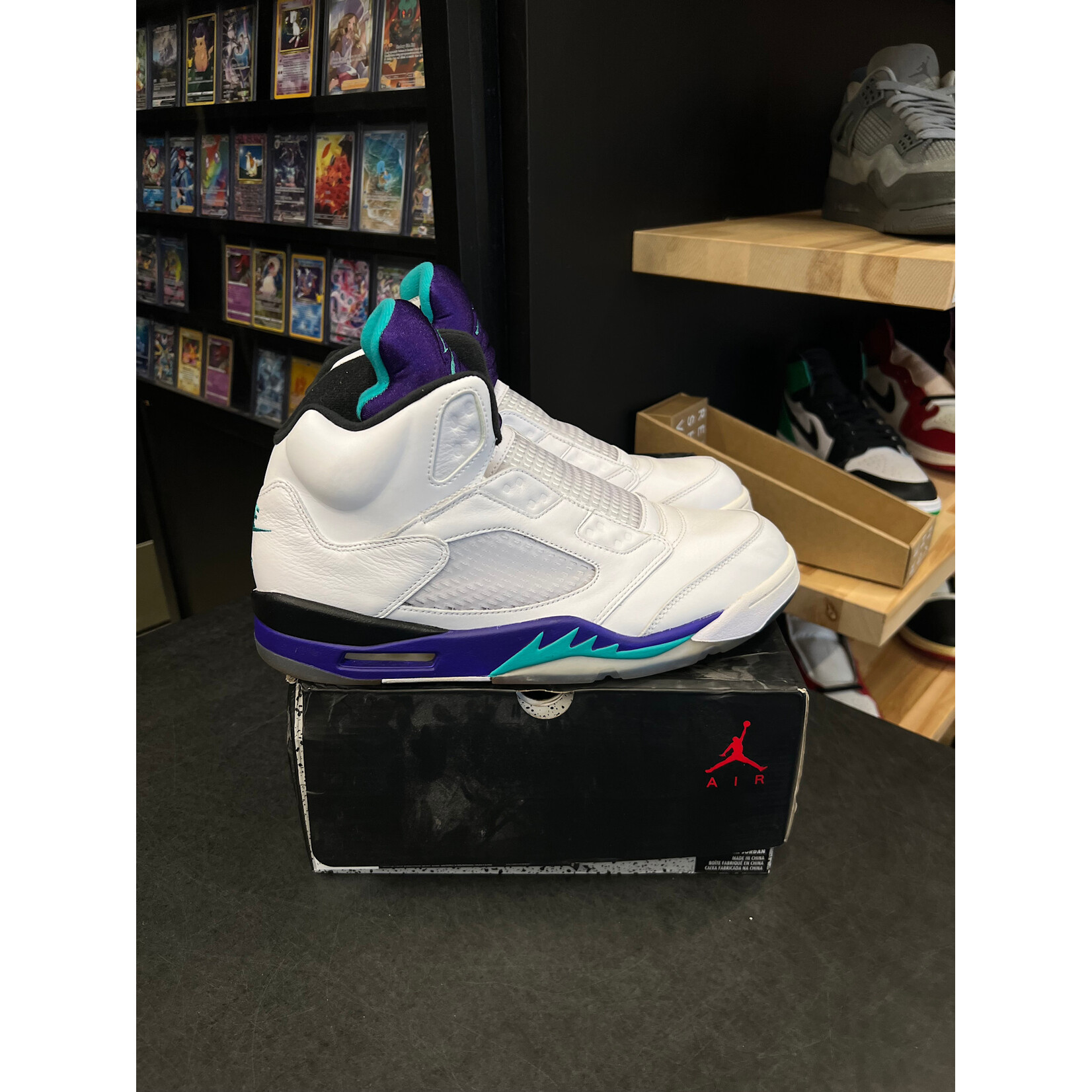 Jordan Jordan 5 Retro Grape Fresh Prince Size 12, PREOWNED