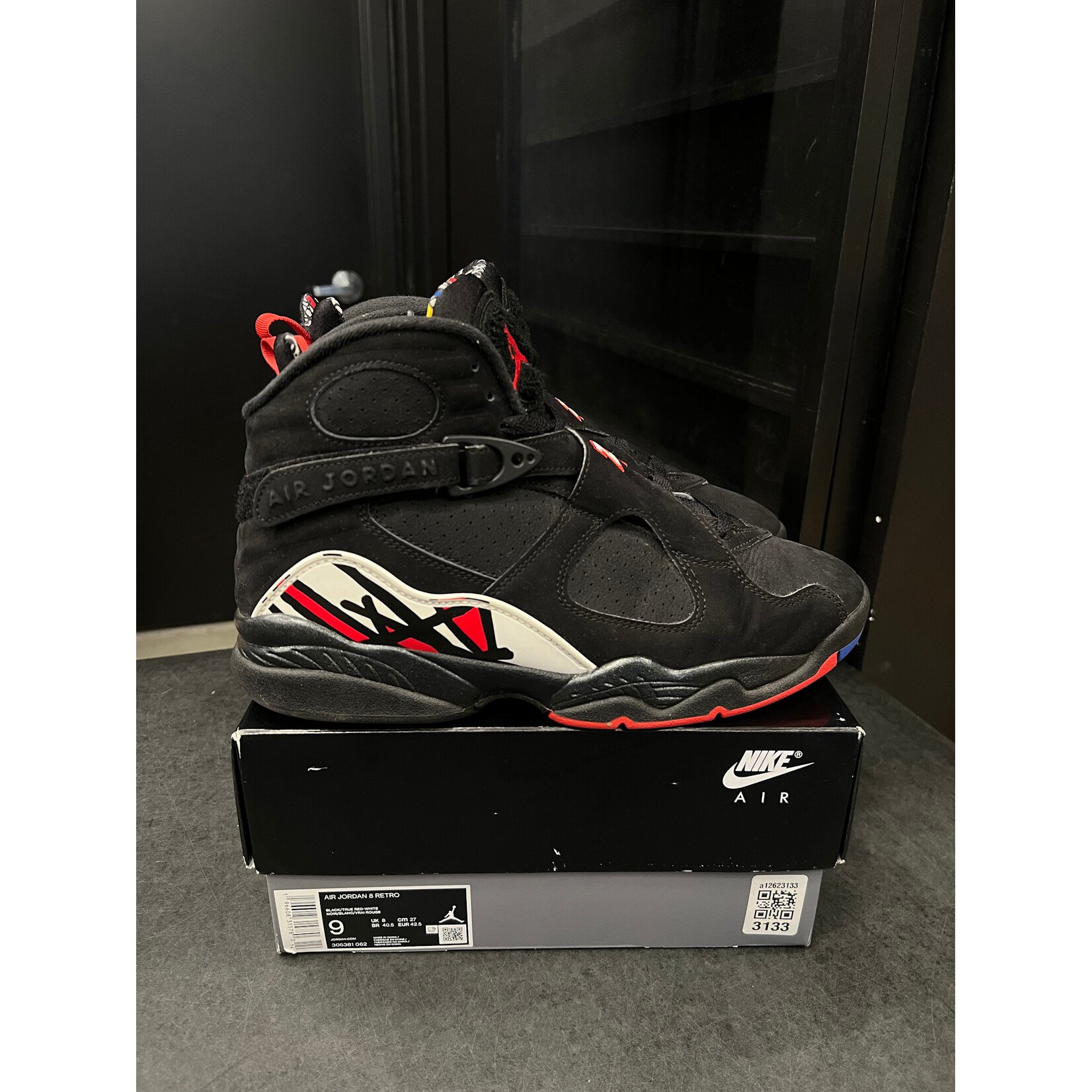 Jordan Jordan 8 Retro Playoffs (2023) Size 9, PREOWNED