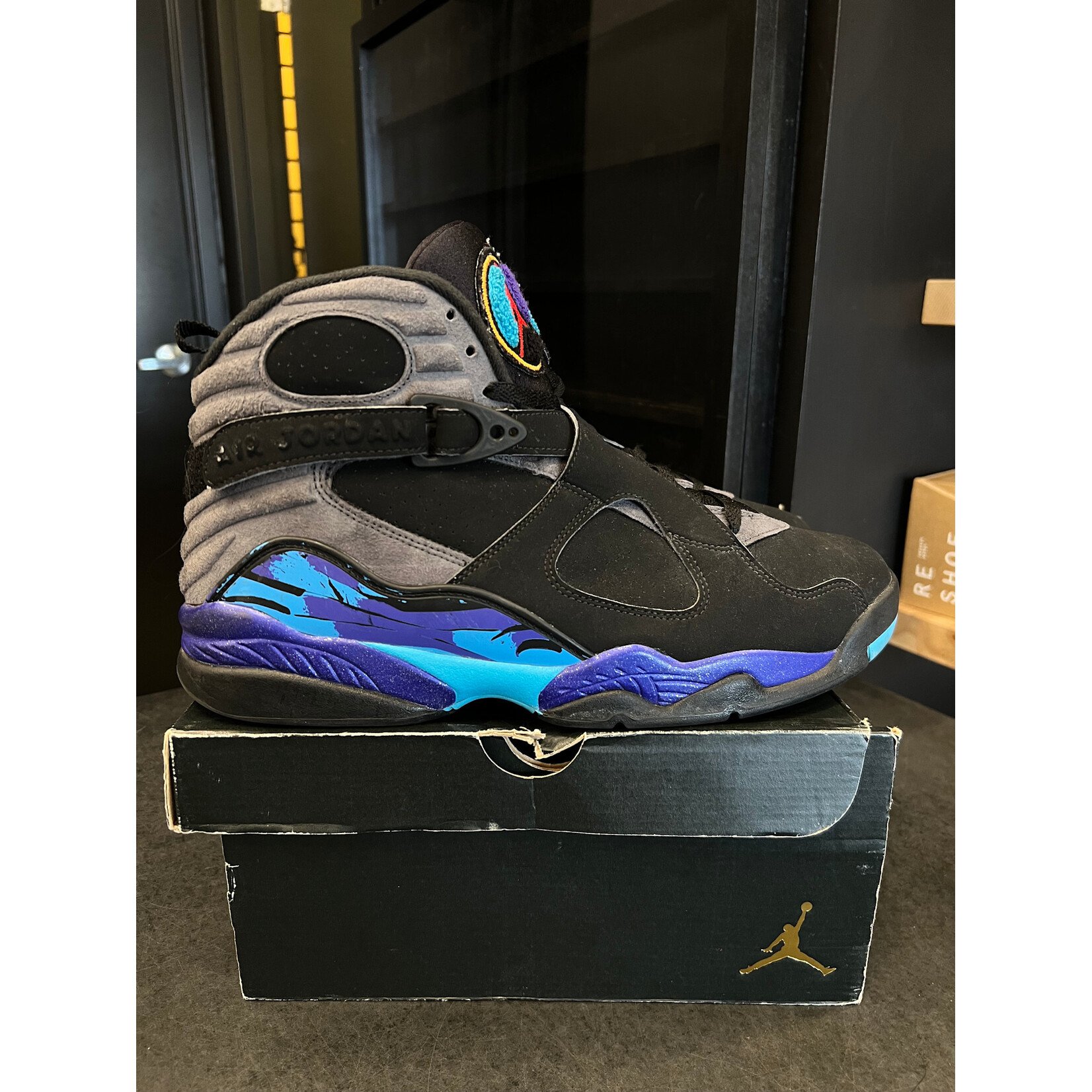 Jordan Jordan 8 Retro Aqua (2015) Size 12, PREOWNED
