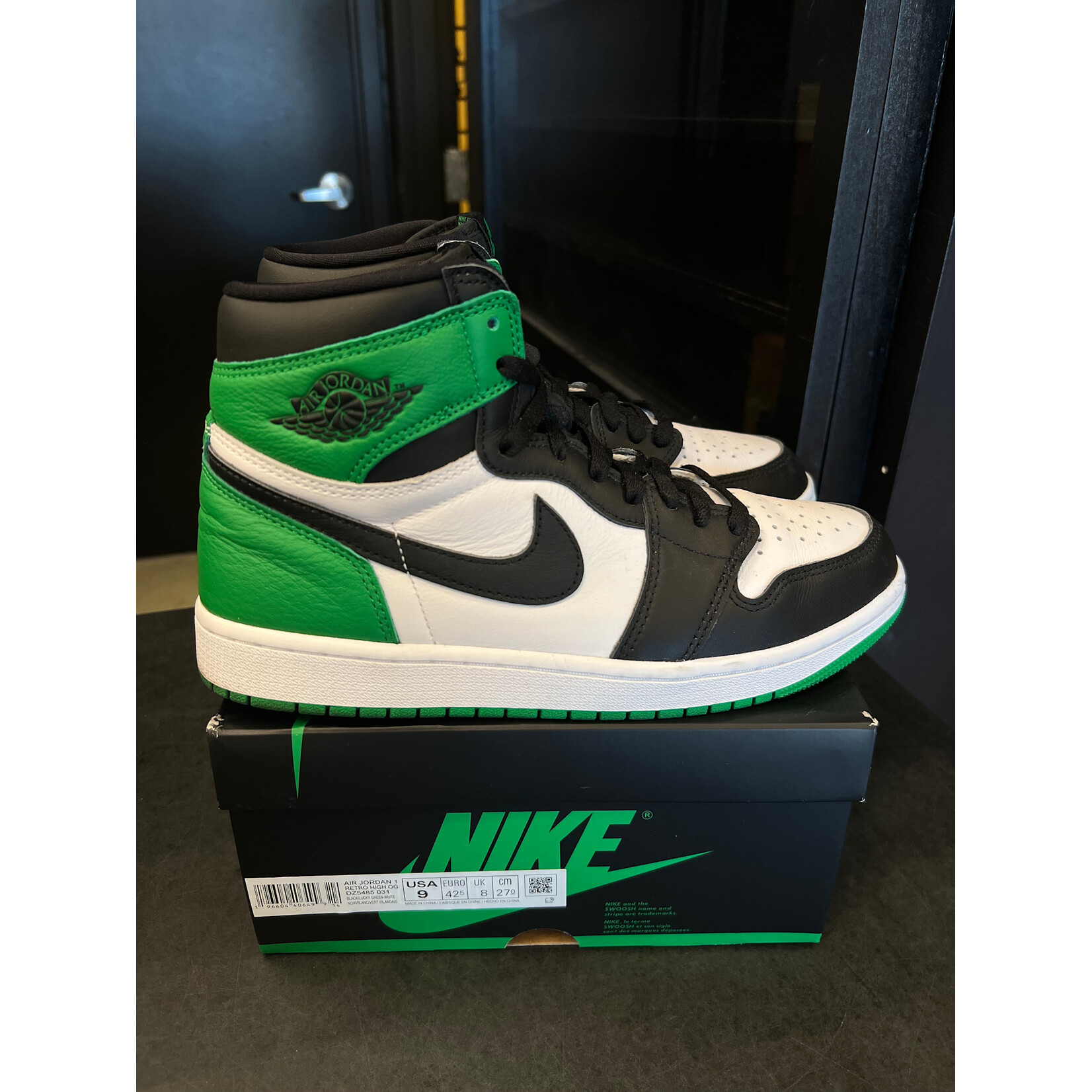 Jordan Jordan 1 Retro High OG Lucky Green Size 9, PREOWNED