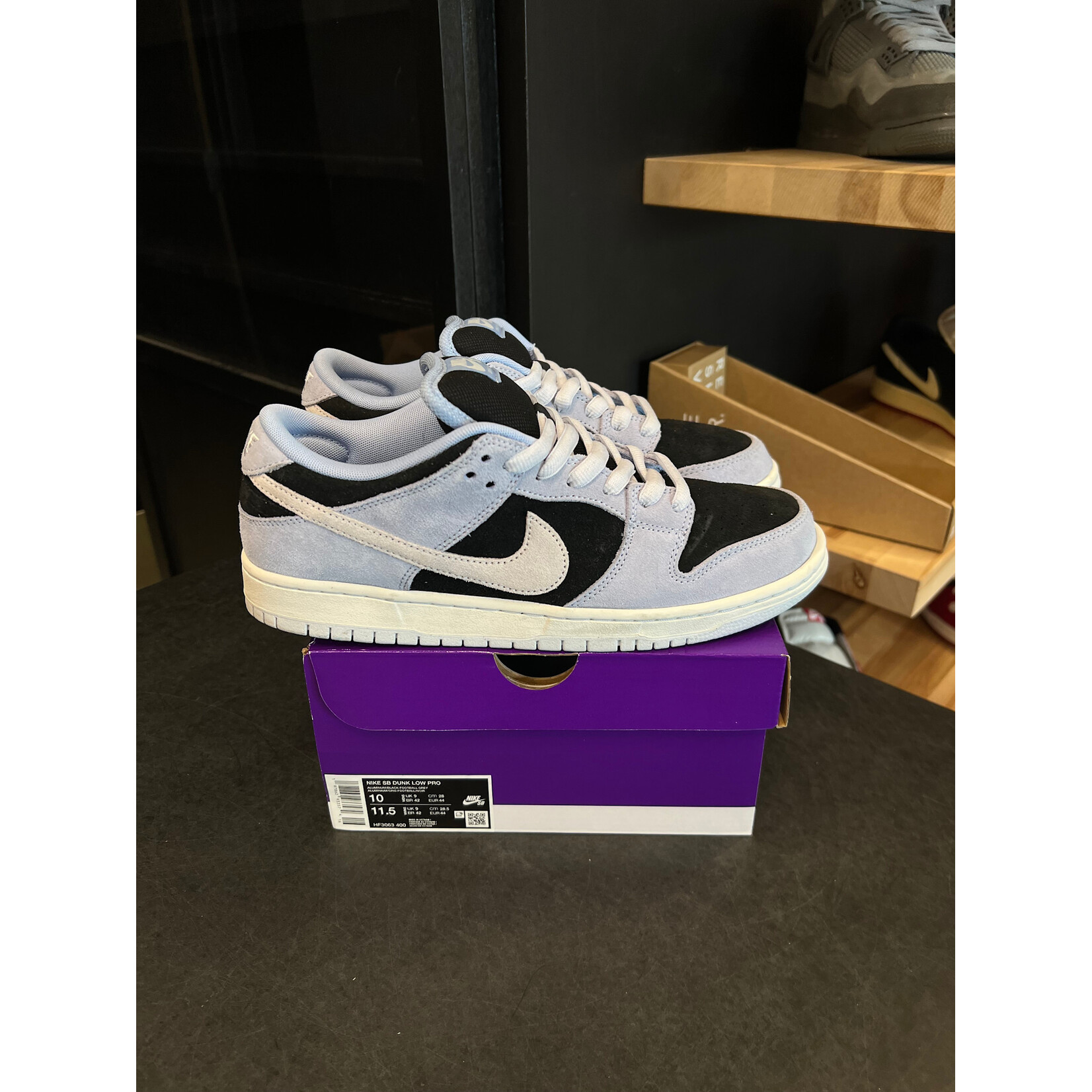 Nike Nike SB Dunk Low Black Aluminum Size 10, PREOWNED