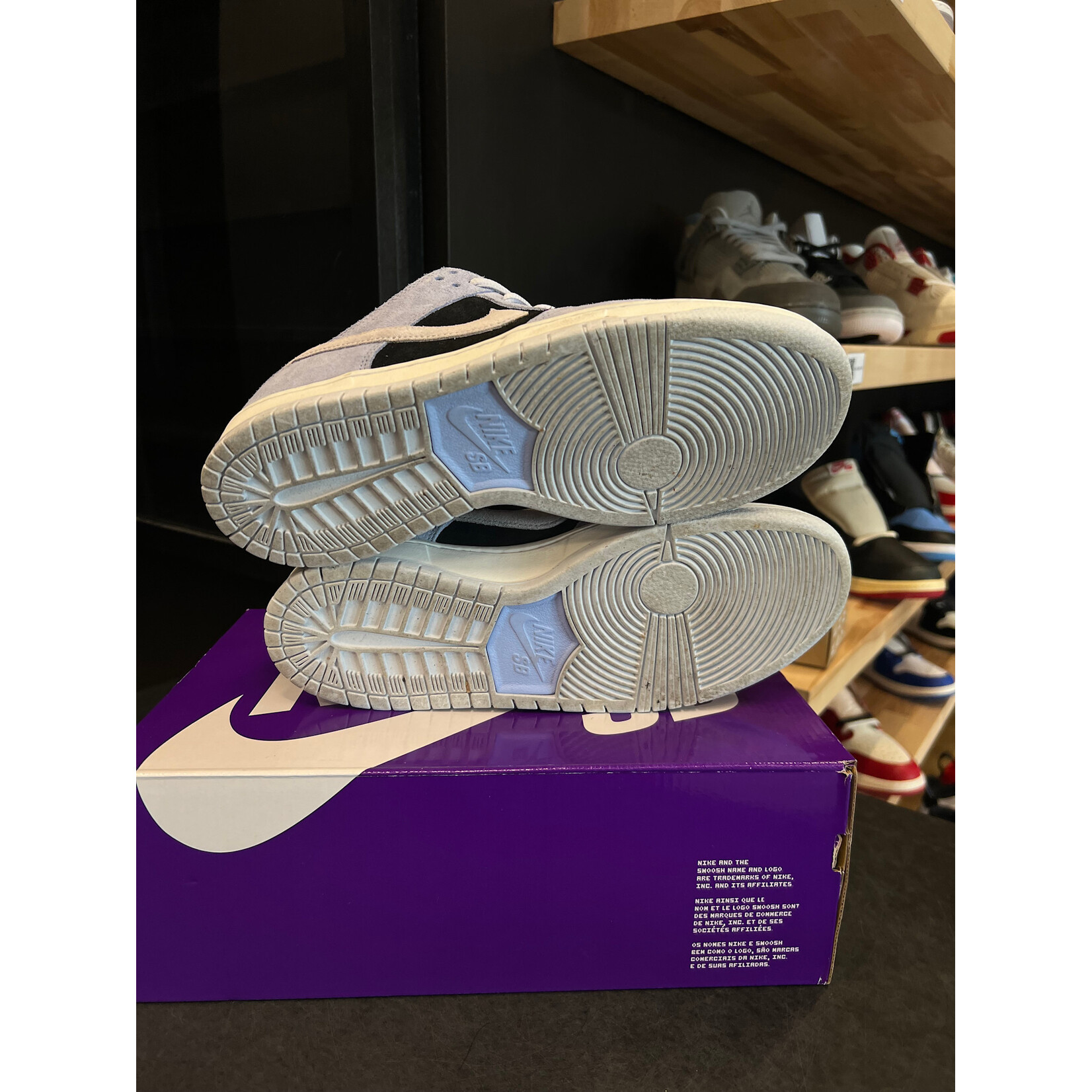 Nike Nike SB Dunk Low Black Aluminum Size 10, PREOWNED