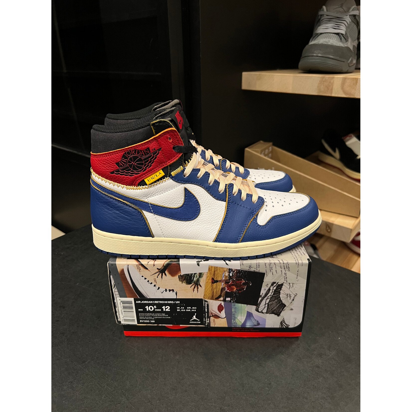 Jordan Jordan 1 Retro High Union Los Angeles Storm Blue Size 10.5, PREOWNED