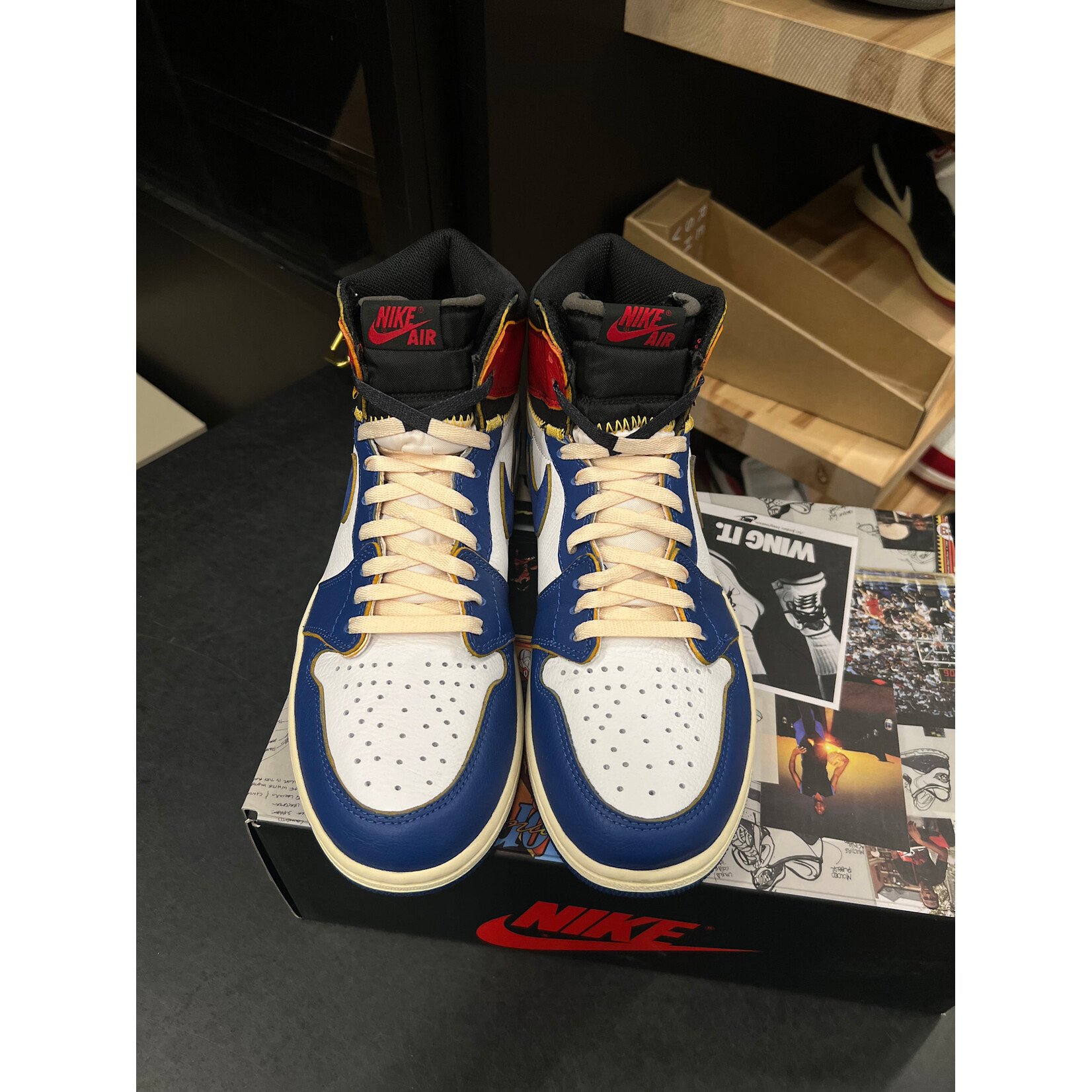 Jordan Jordan 1 Retro High Union Los Angeles Storm Blue Size 10.5, PREOWNED