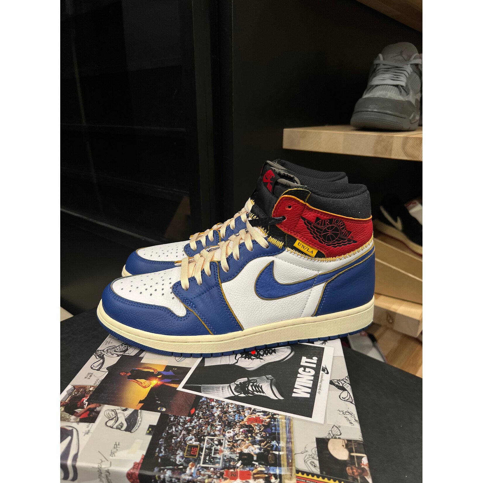 Jordan Jordan 1 Retro High Union Los Angeles Storm Blue Size 10.5, PREOWNED