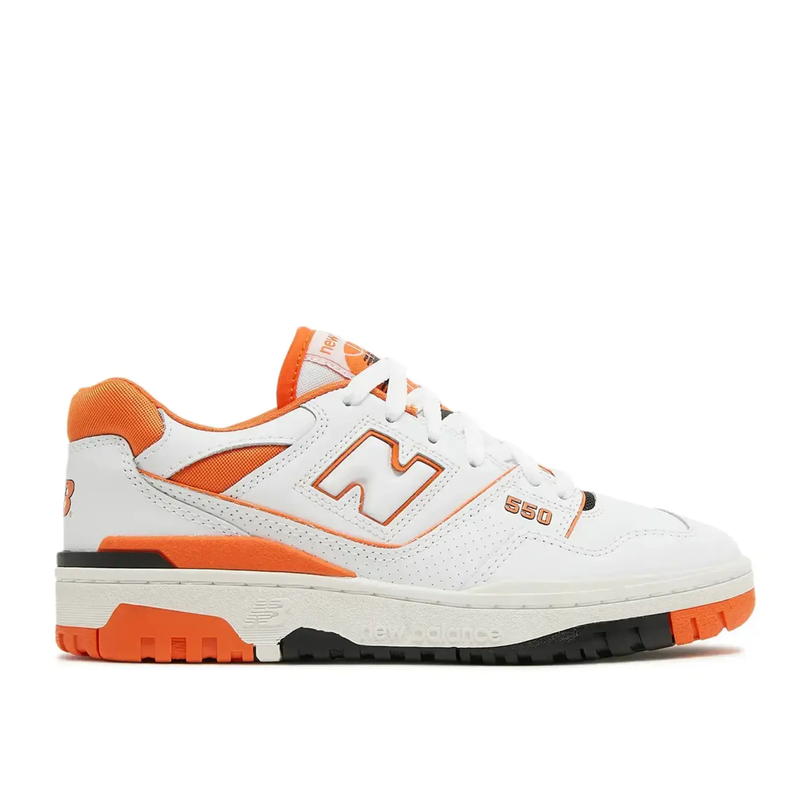 New New Balance 550 White Vintage Orange Size 10.5, DS BRAND NEW*