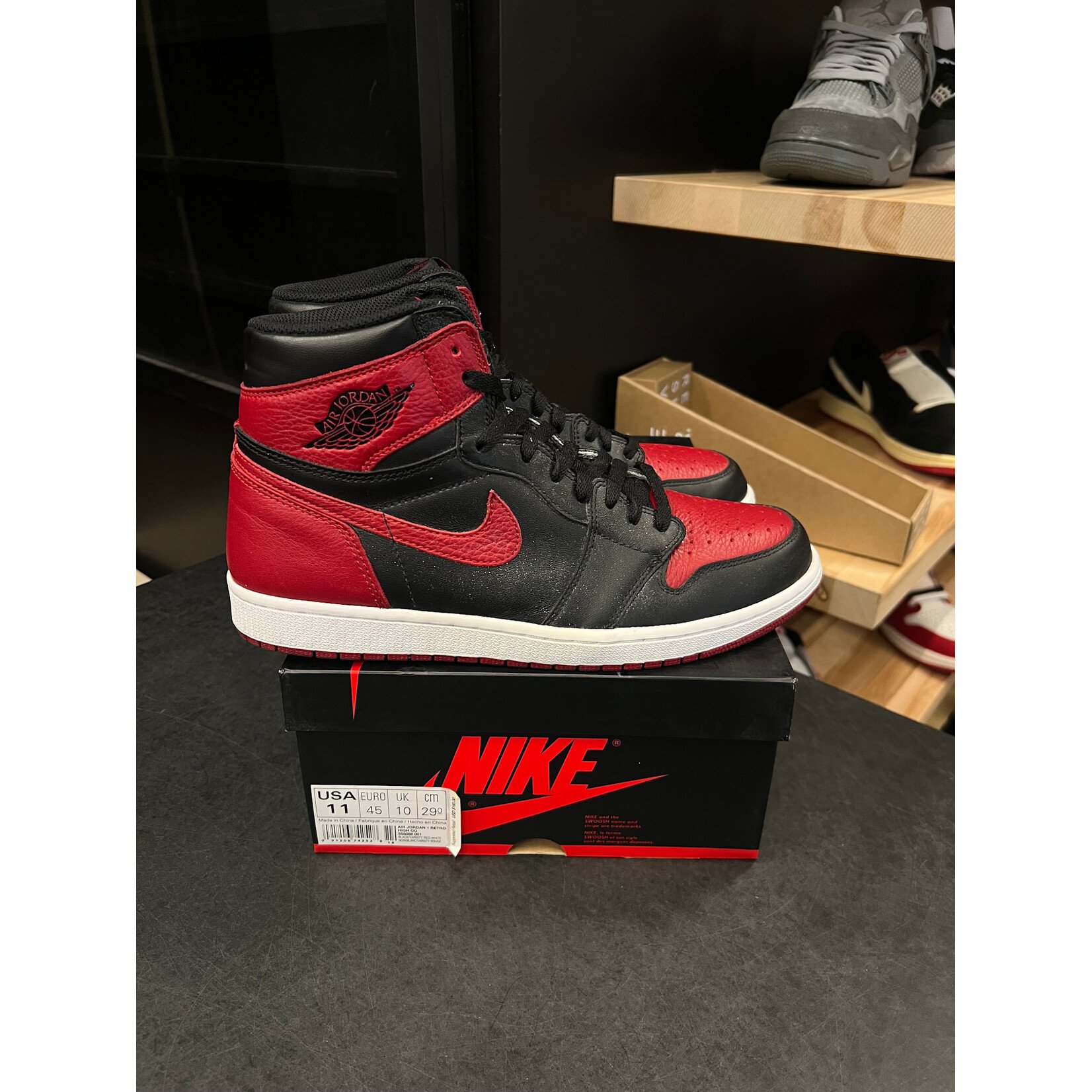 Jordan Jordan 1 Retro High Bred Banned (2016) Size 11, PREOWNED