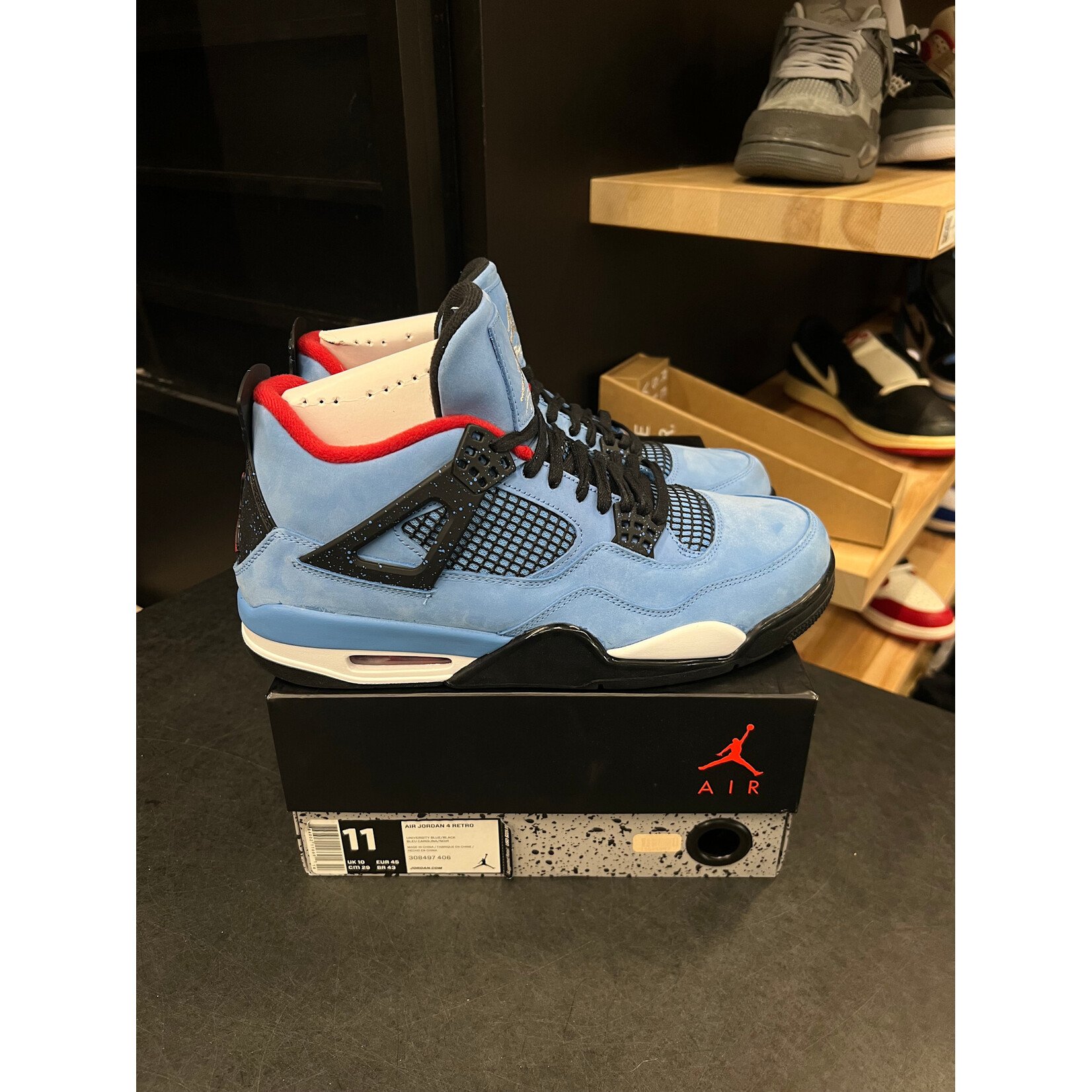 Jordan Jordan 4 Retro Travis Scott Cactus Jack Size 11, PREOWNED