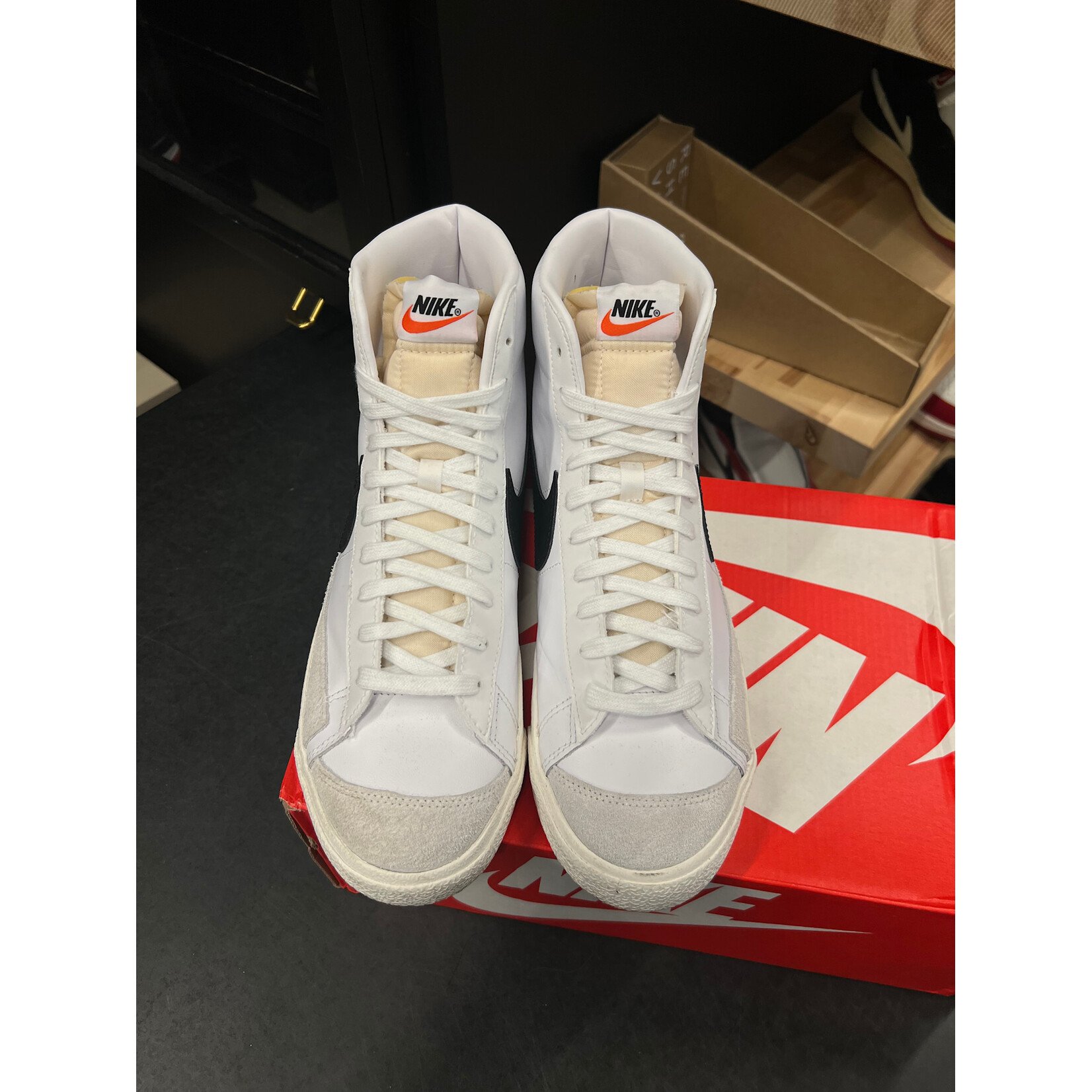 Nike Nike Blazer Mid 77 Vintage White Black Size 10.5, PREOWNED