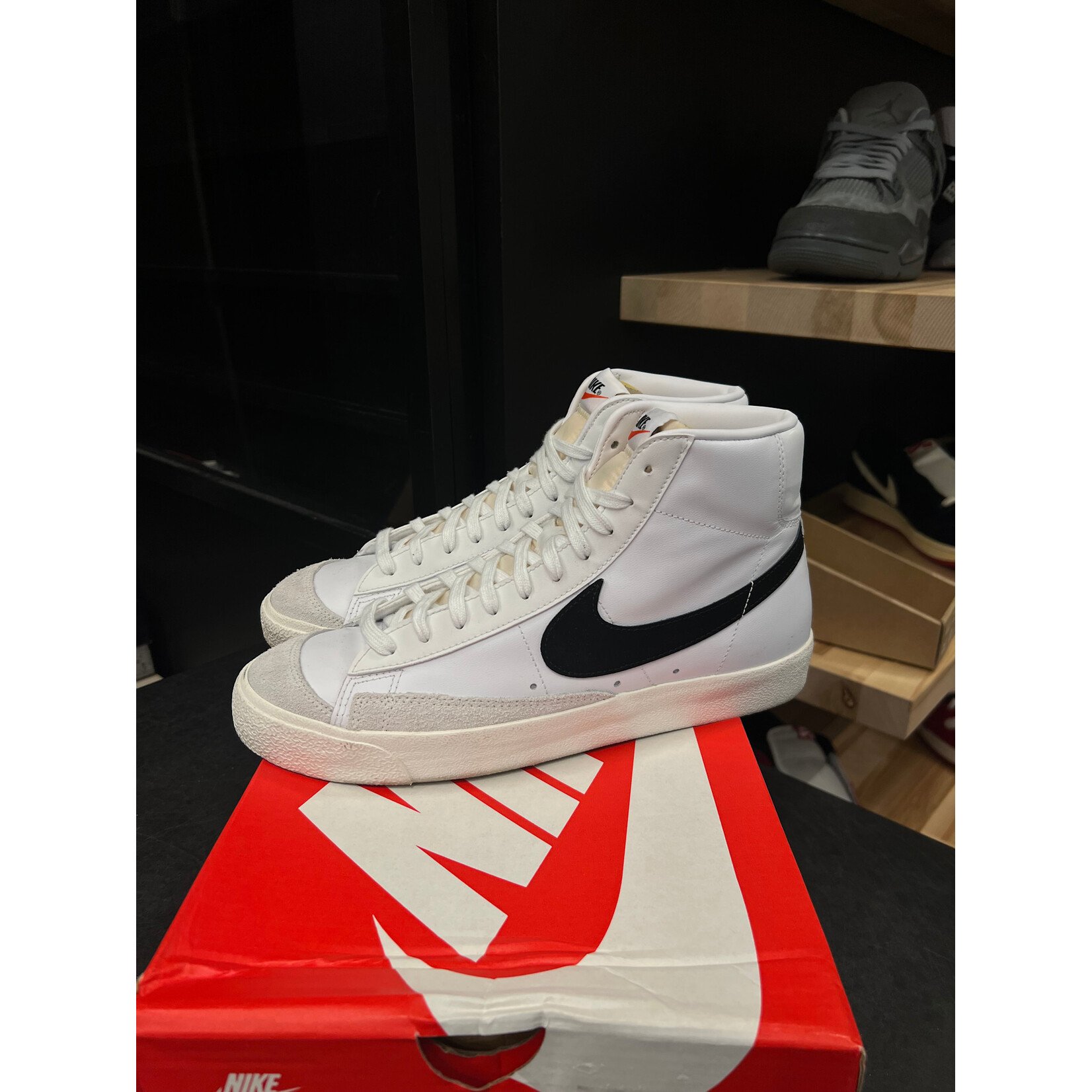 Nike Nike Blazer Mid 77 Vintage White Black Size 10.5, PREOWNED