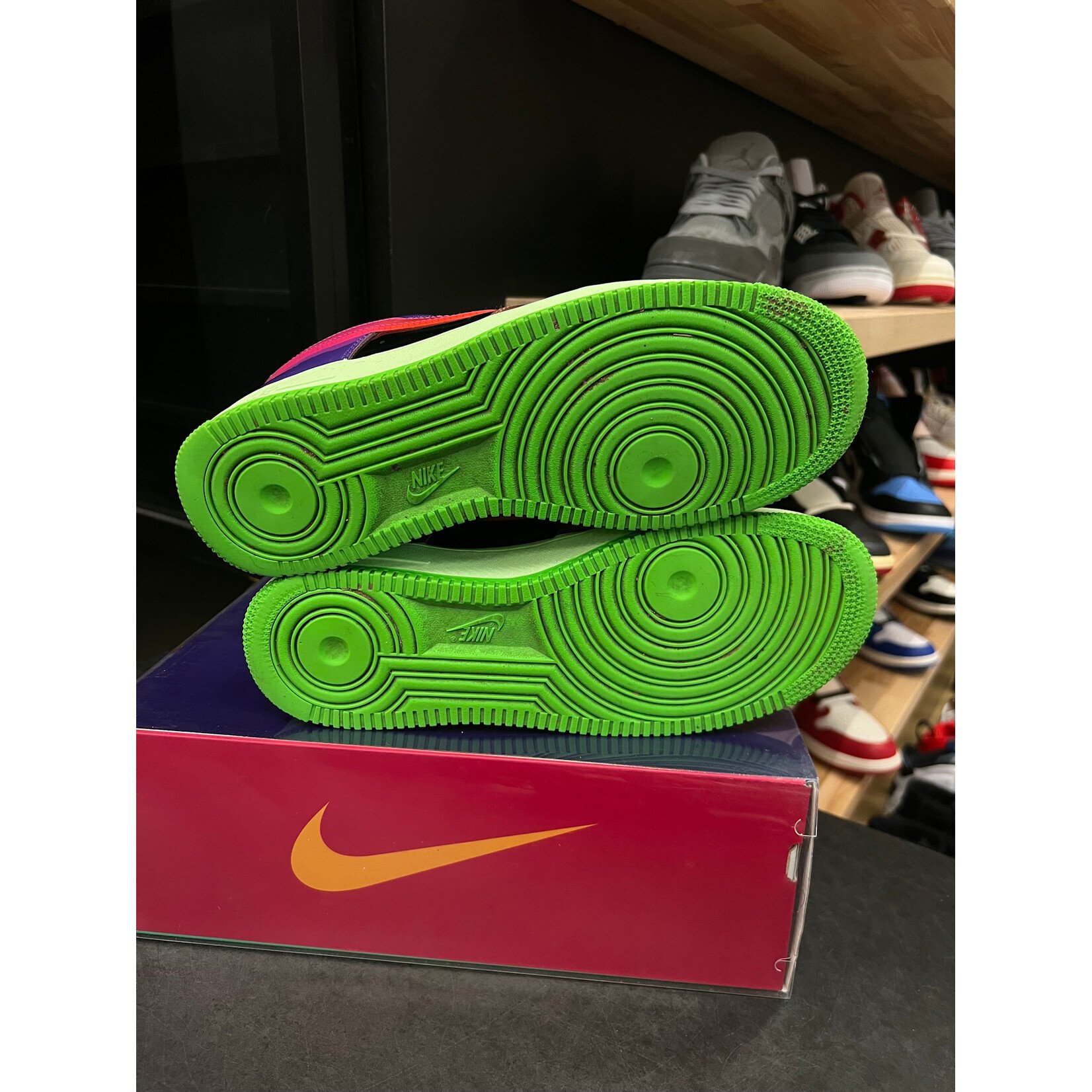 Nike Nike Air Force 1 Low SP Undefeated Multi-Patent Pink Prime Size 10, PREOWNED