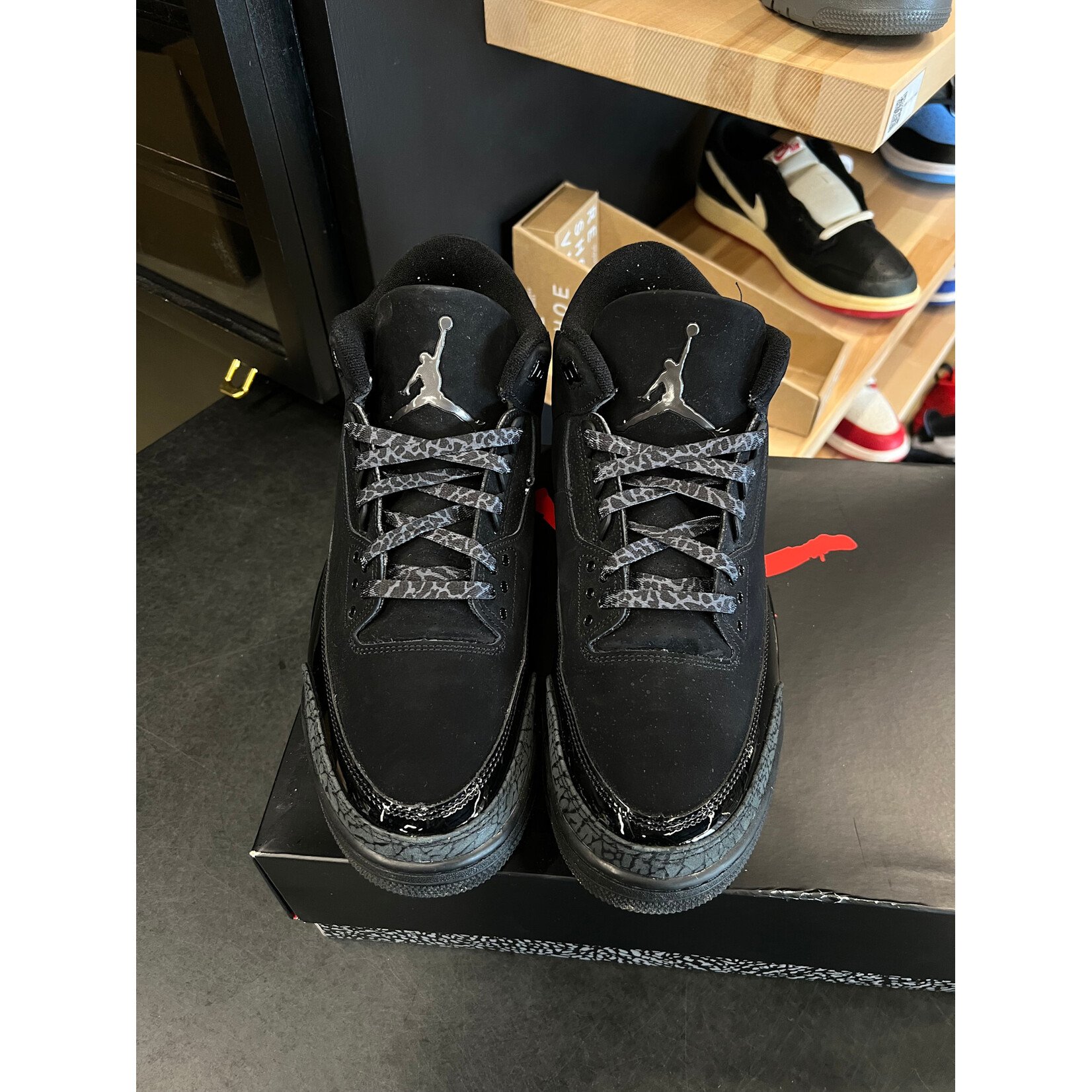 Jordan Jordan 3 Retro Black Cat (2025) Size 13, PREOWNED