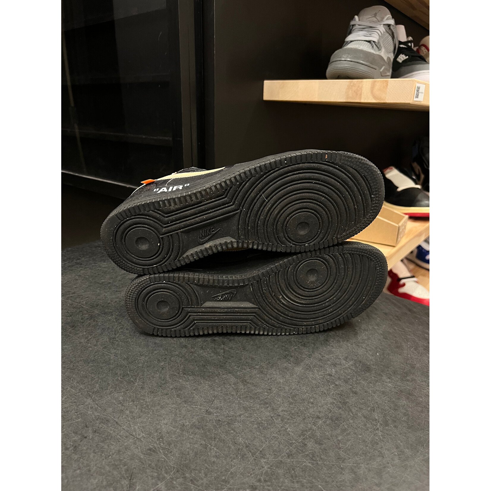 Nike Nike Air Force 1 Low Off-White Black White Size 11, PREOWNED