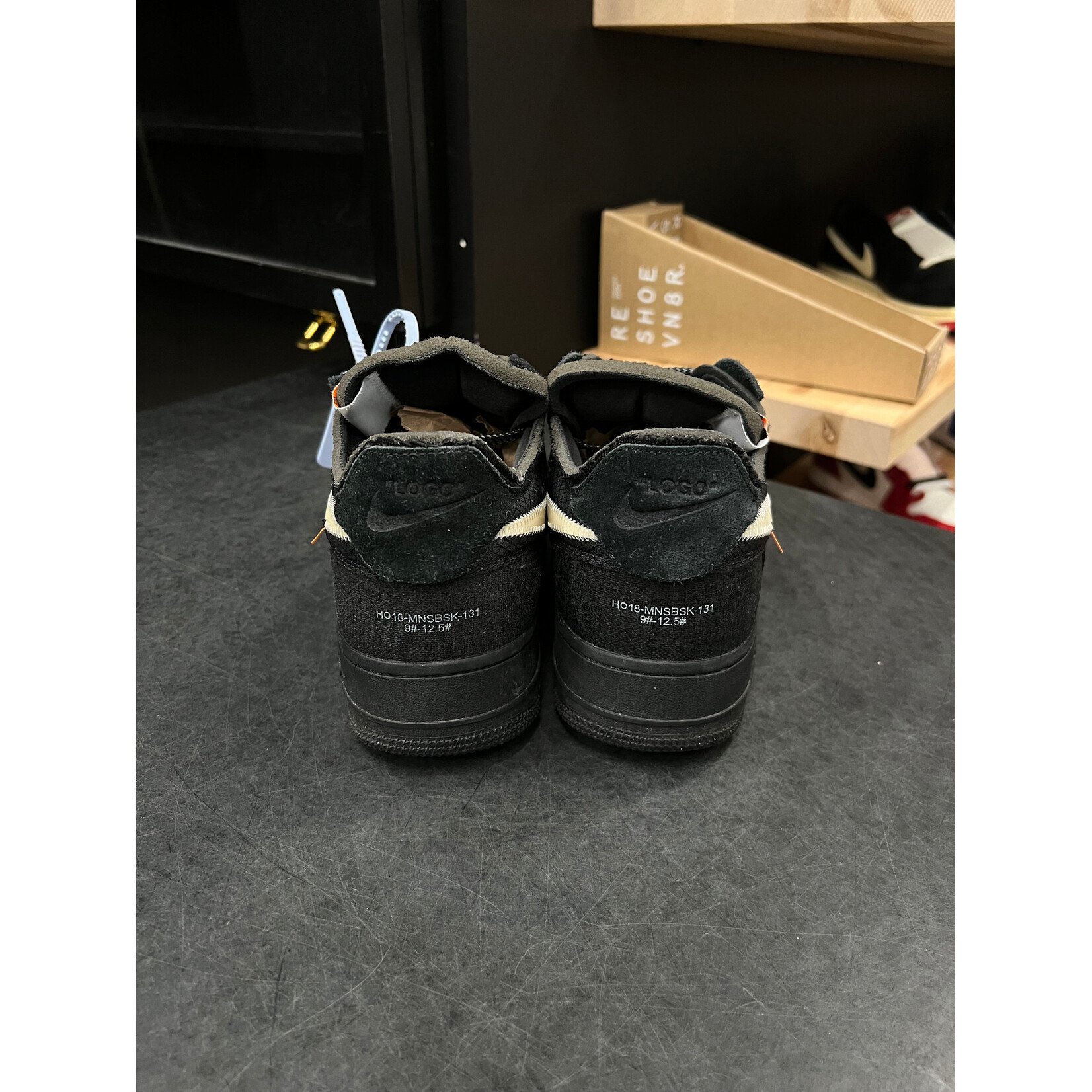 Nike Nike Air Force 1 Low Off-White Black White Size 11, PREOWNED