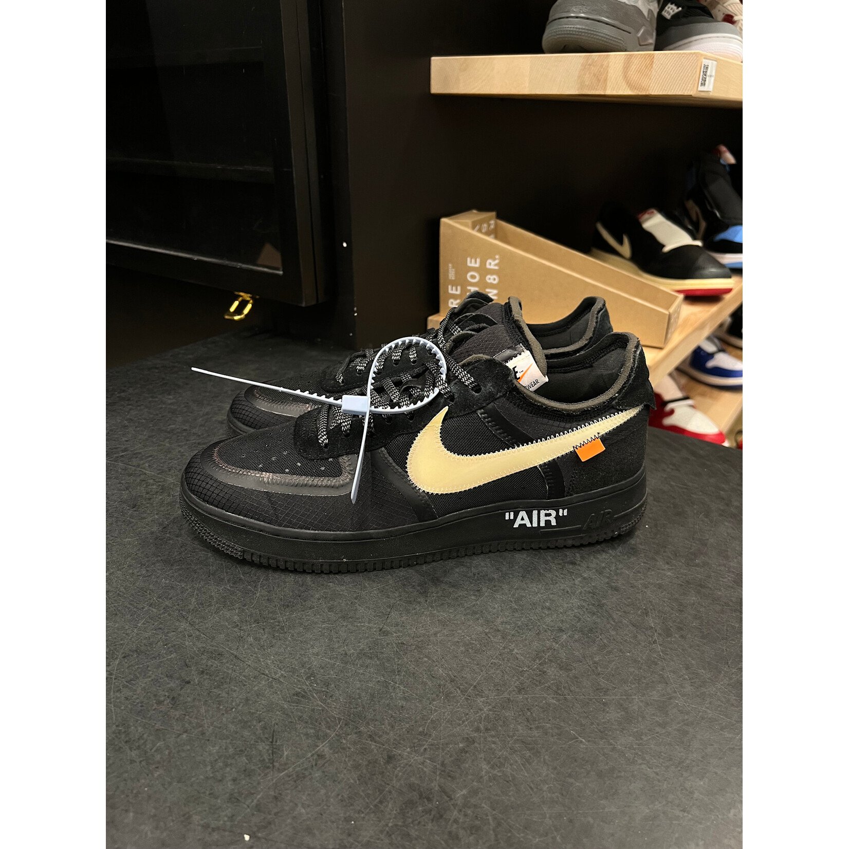 Nike Nike Air Force 1 Low Off-White Black White Size 11, PREOWNED