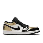 Jordan Jordan 1 Low Gold Toe Size 10, DS BRAND NEW DAMGED BOX