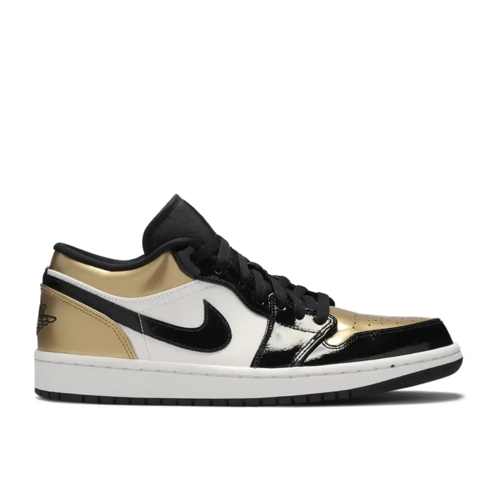 Jordan Jordan 1 Low Gold Toe Size 10, DS BRAND NEW DAMGED BOX