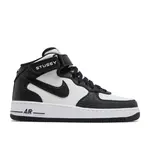 Nike Nike Air Force 1 Mid Stussy Light Bone Black Size 12, DS BRAND NEW*