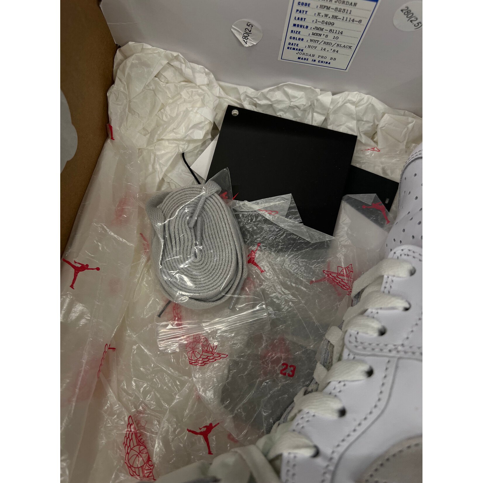 Jordan Jordan 1 Retro High '85 Neutral Grey Size 10, PREOWNED