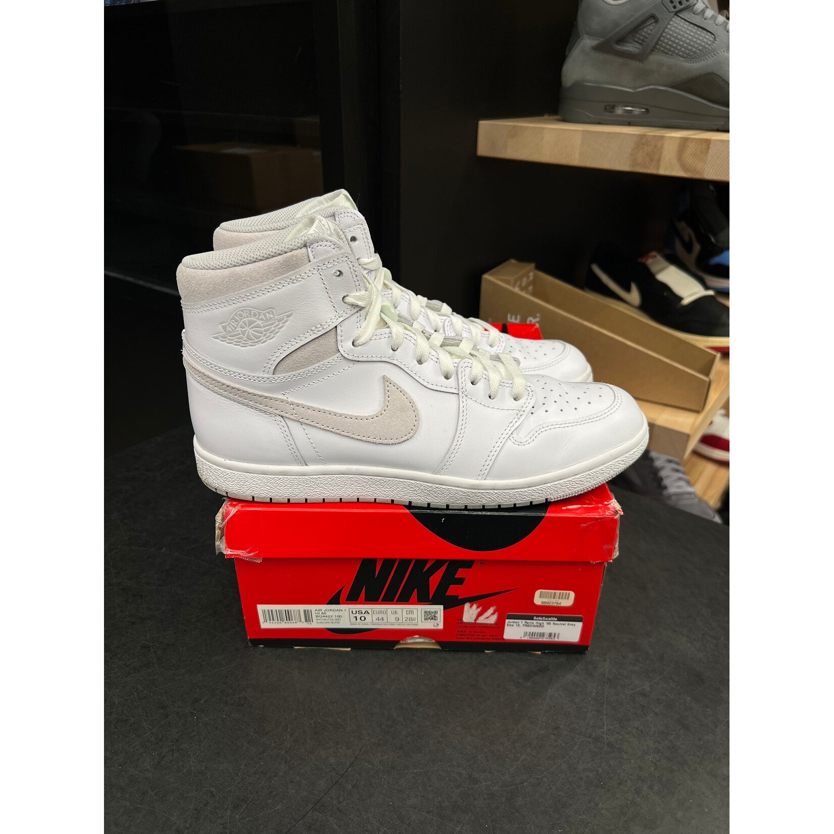 Jordan Jordan 1 Retro High '85 Neutral Grey Size 10, PREOWNED