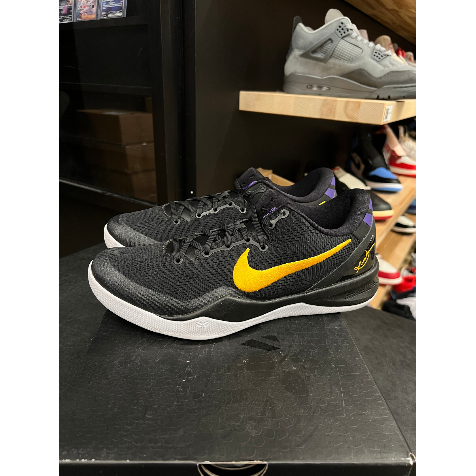 Nike Nike Kobe 8 Protro Lakers Away Size 9.5, PREOWNED