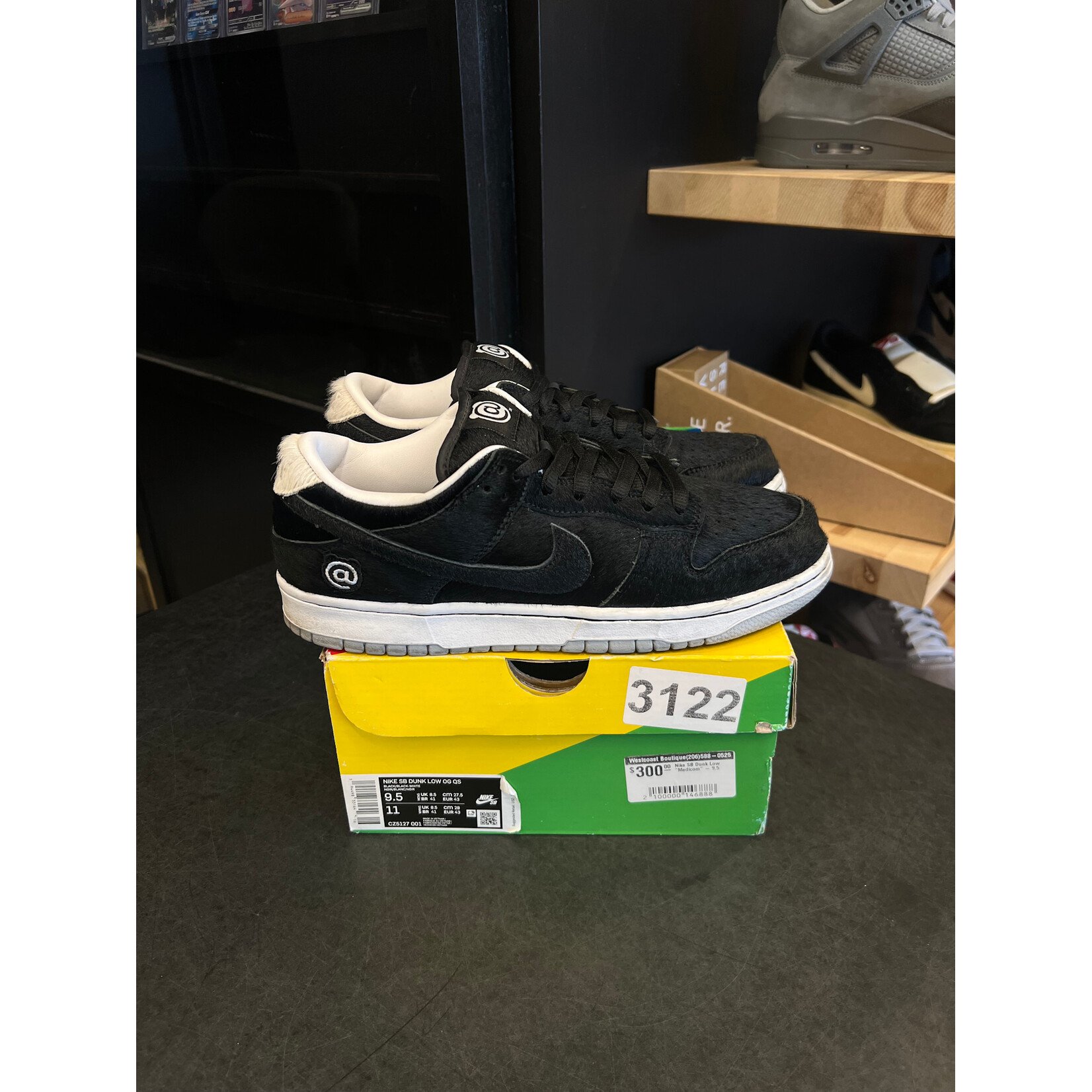 Nike Nike SB Dunk Low Medicom Toy (2020) Size 9.5, PREOWNED