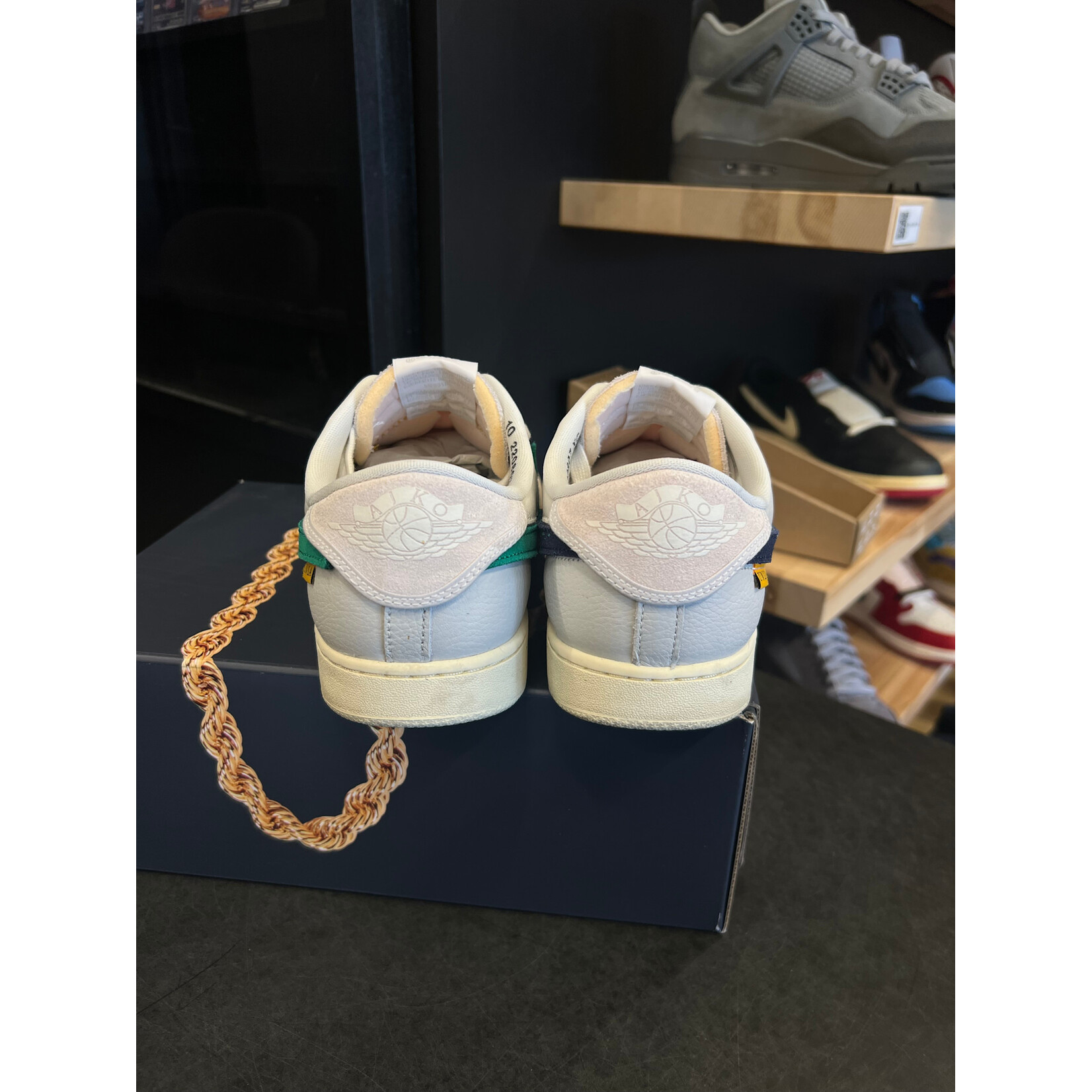 Jordan Jordan 1 Retro AJKO Low SP Union Sail Leather Size 10, PREOWNED