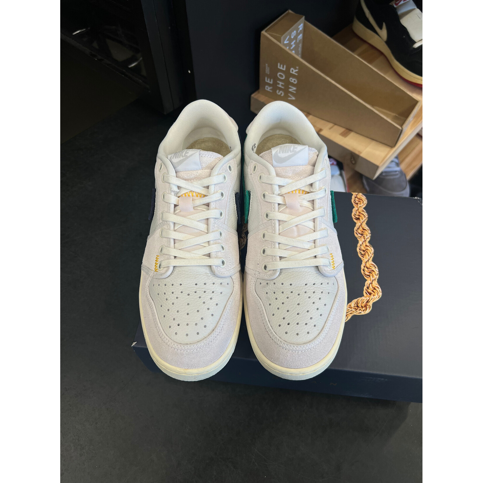 Jordan Jordan 1 Retro AJKO Low SP Union Sail Leather Size 10, PREOWNED