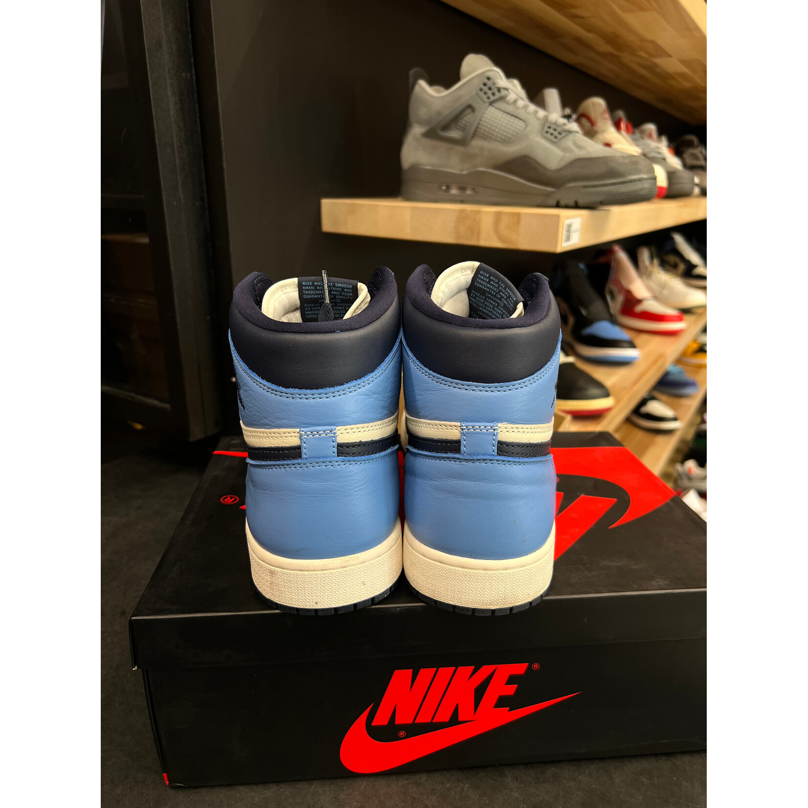 Jordan Jordan 1 Retro High Obsidian Size 12, PREOWNED