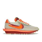 Nike Nike LD Waffle sacai CLOT Kiss of Death Net Orange Blaze Size 8.5, DS BRAND NEW