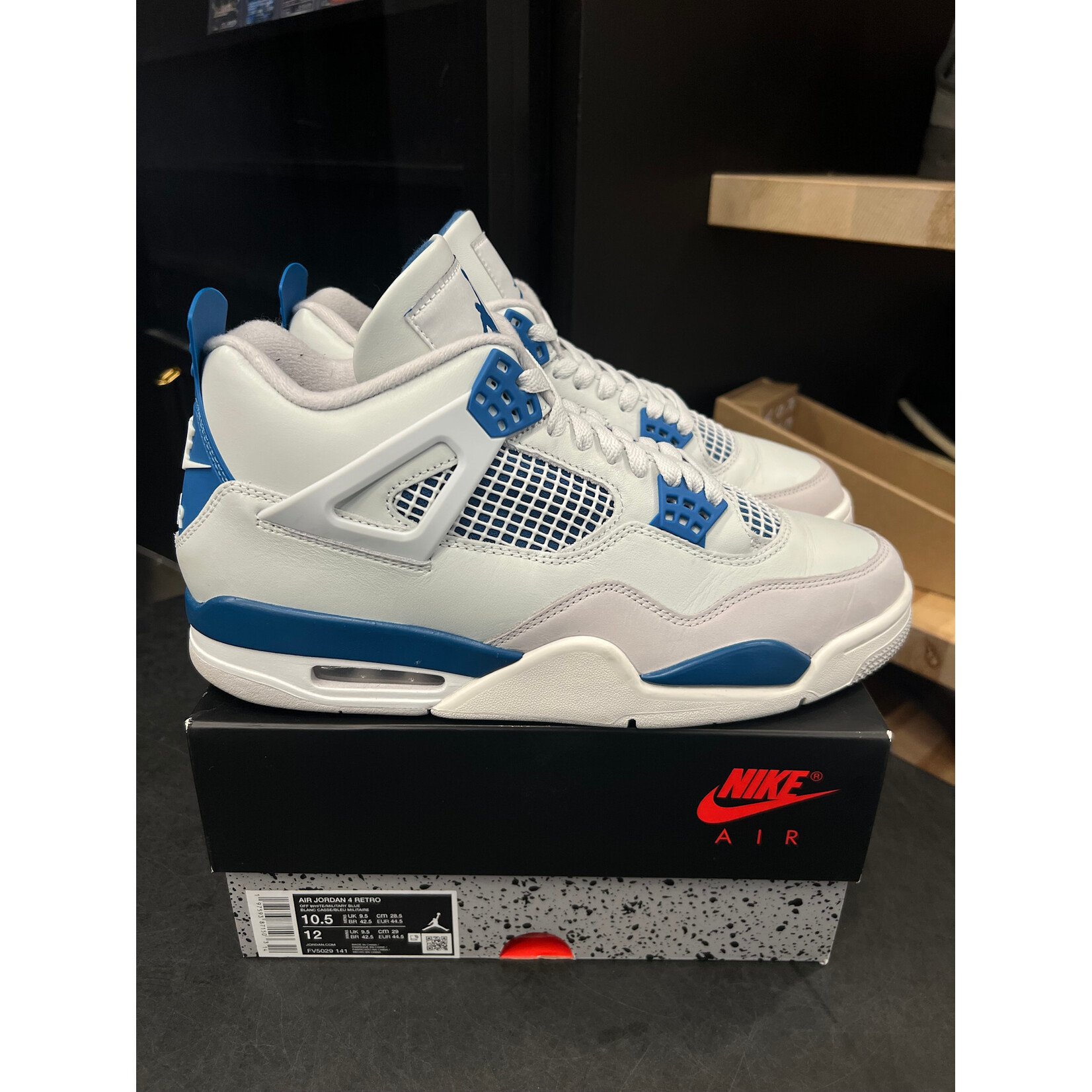 Jordan Jordan 4 Retro Military Blue (2024) Size 10.5, PREOWNED