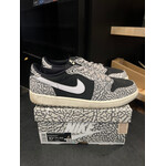 Jordan Jordan 1 Retro Low OG Black Cement Size 10.5, PREOWNED