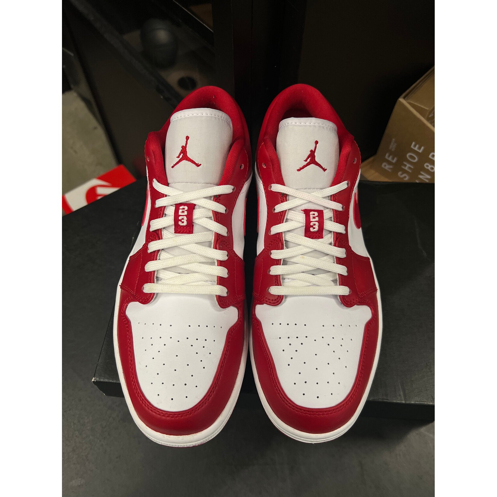 Jordan Jordan 1 Low Gym Red White Size 10.5, PREOWNED