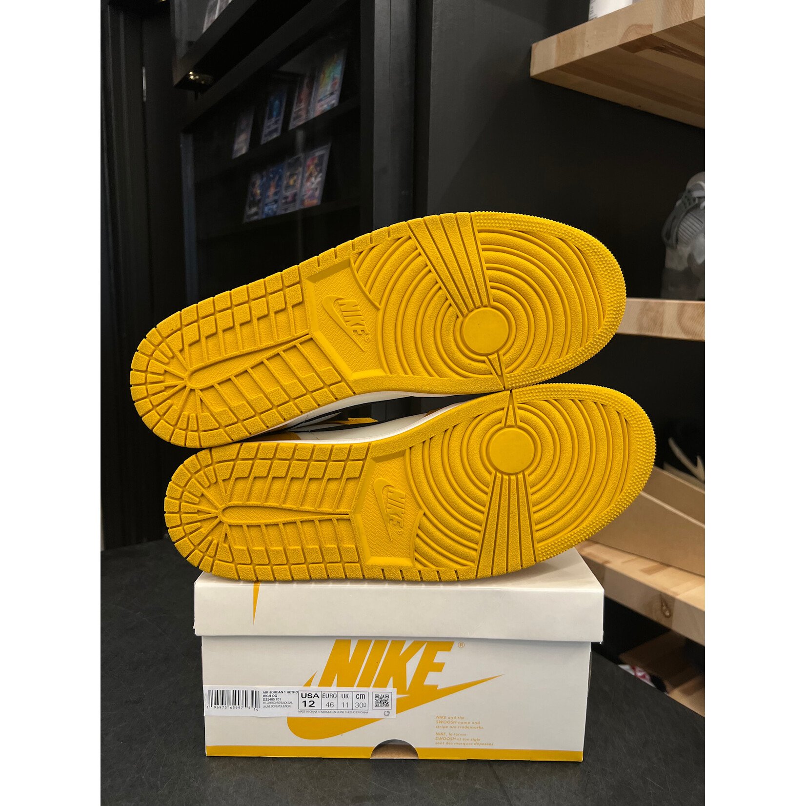 Jordan Jordan 1 Retro High OG Yellow Ochre Size 12, PREOWNED