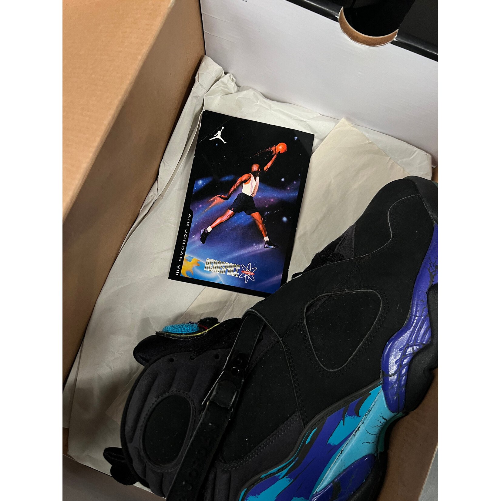 Jordan Jordan 8 Retro Aqua (2007) Size 10, PREOWNED