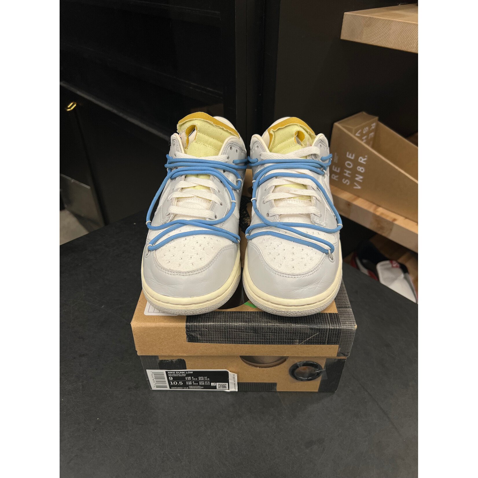 Nike Nike Dunk Low Off-White "Lot 5" Size 9, PREOWNED