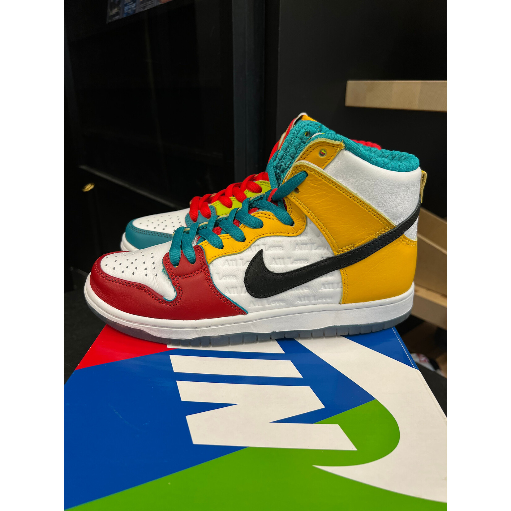 Nike Nike SB Dunk High Pro froSkate All Love Size 7, PREOWNED