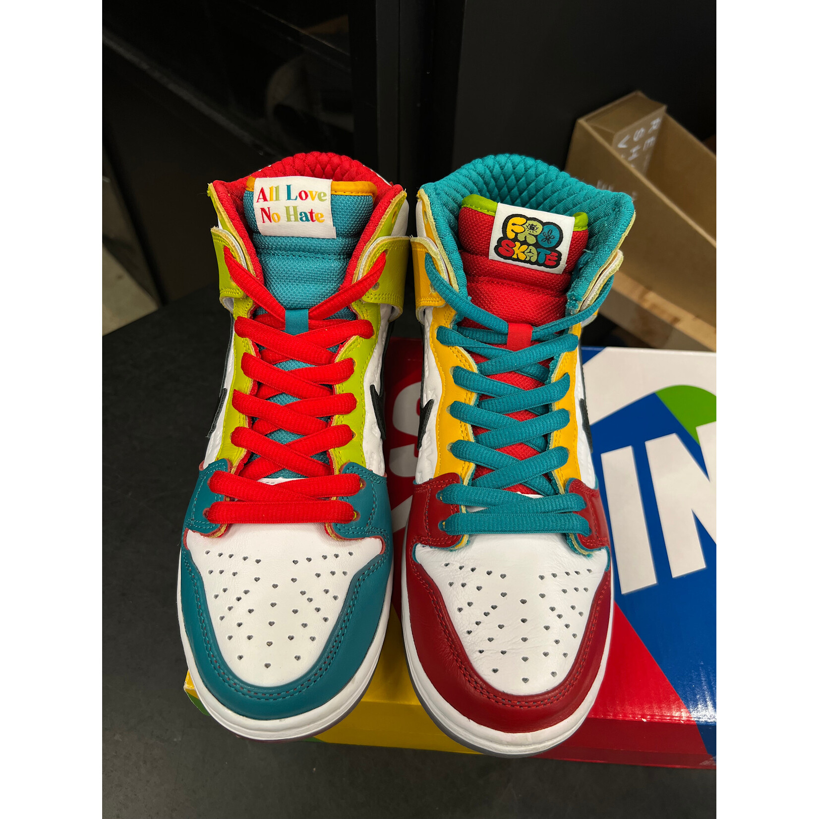 Nike Nike SB Dunk High Pro froSkate All Love Size 7, PREOWNED