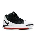 Nike Nike Zoom LeBron III White/Black-Varsity Crimson Size 10, DS BRAND NEW YELLOWING