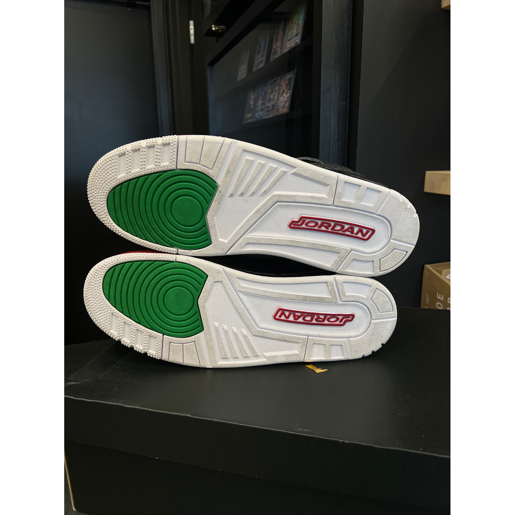 Jordan Jordan Spizike Black Varsity Red (2017) Size 13, PREOWNED