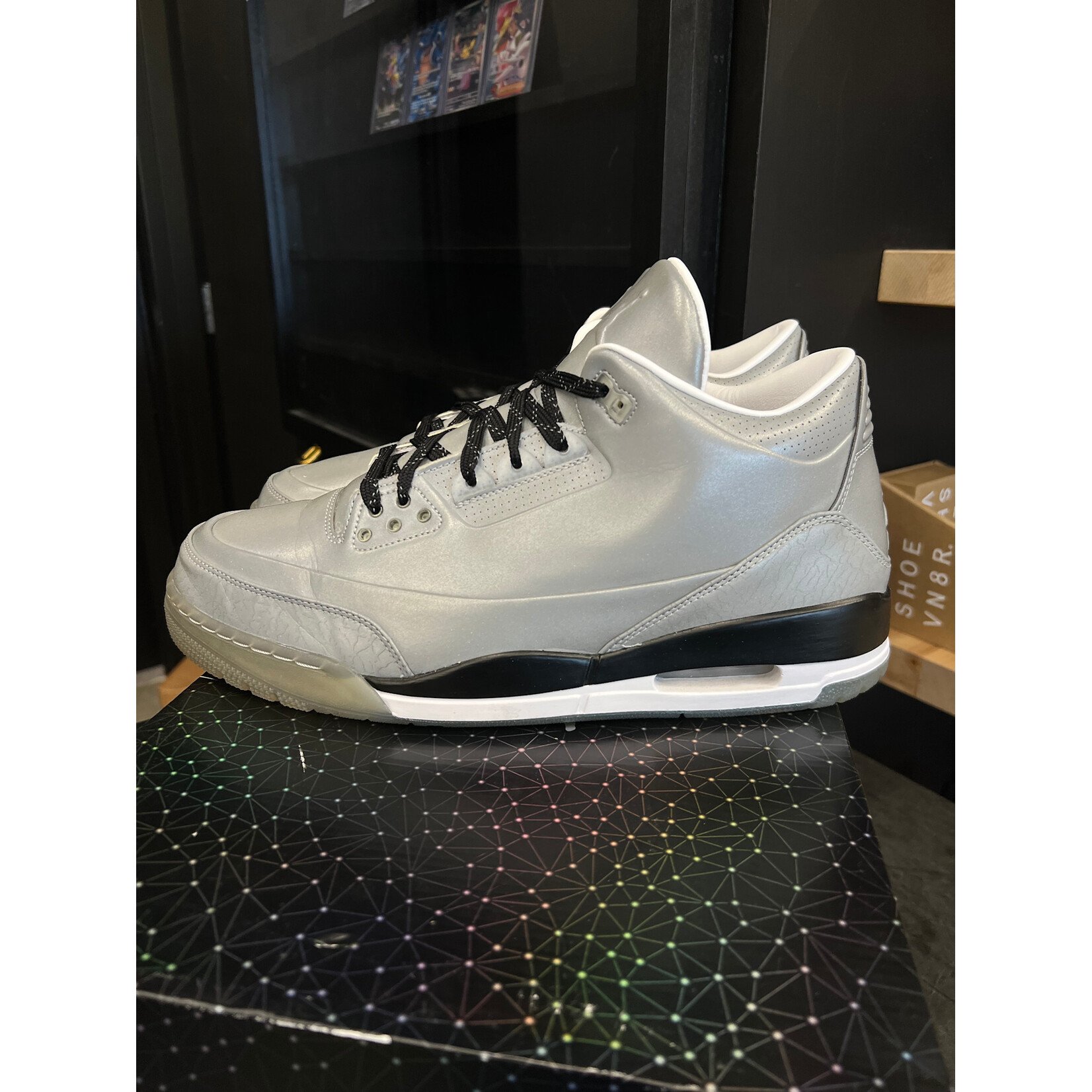 Jordan Jordan 3 Retro 5Lab3 Silver Size 13, PREOWNED