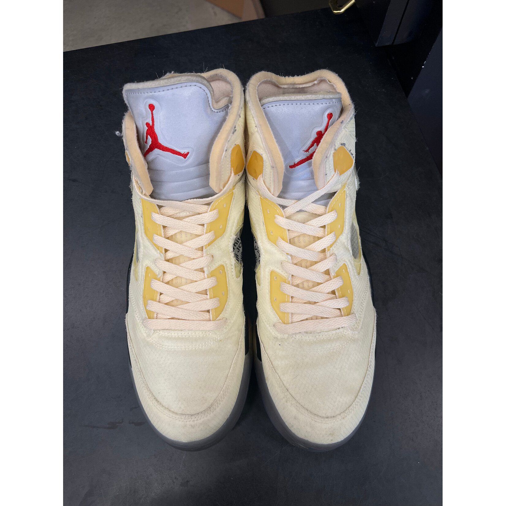 Jordan Jordan 5 Retro Off-White Sail Size 14, PREOWNED NO BOX