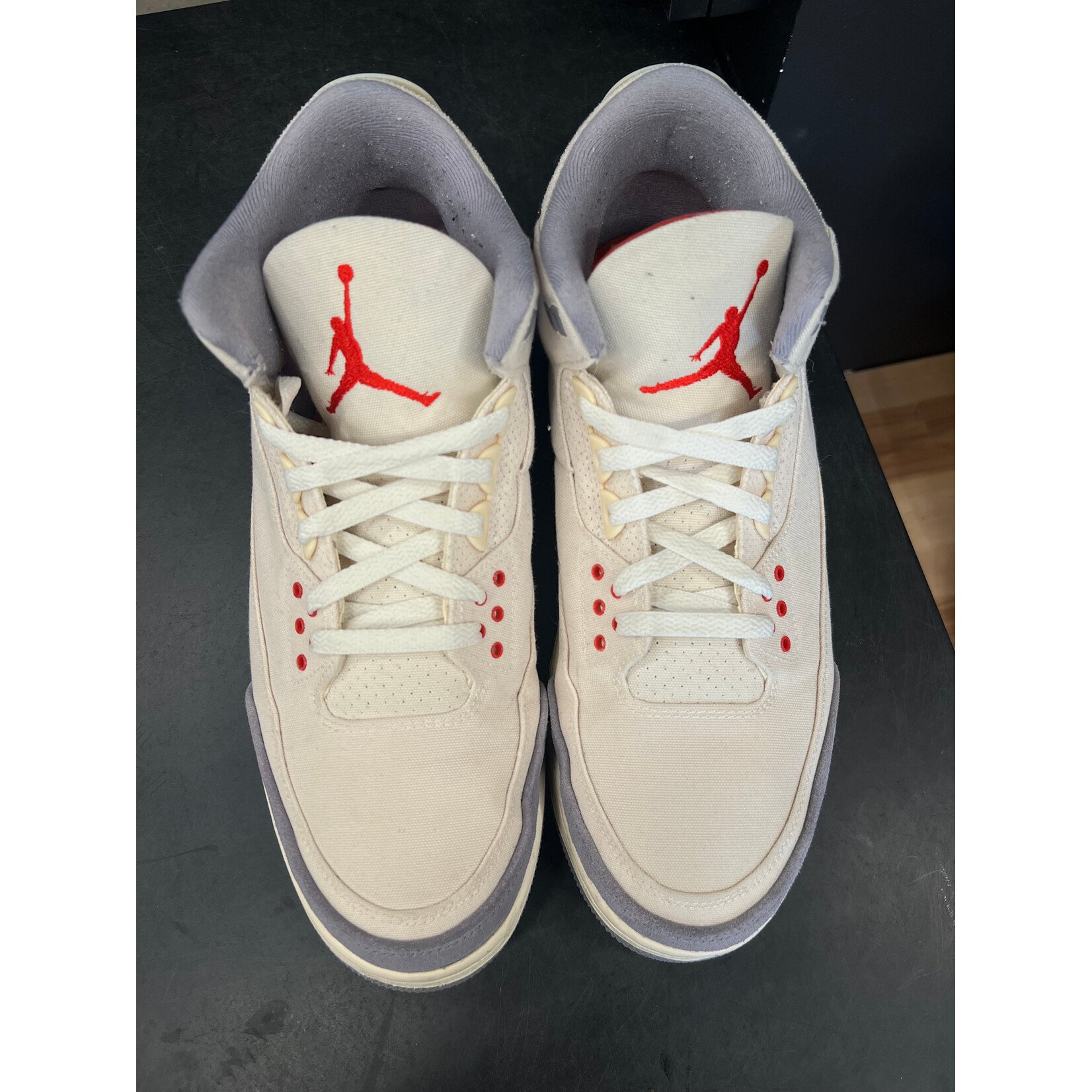 Jordan Jordan 3 Retro Muslin Size 13, PREOWNED NO BOX