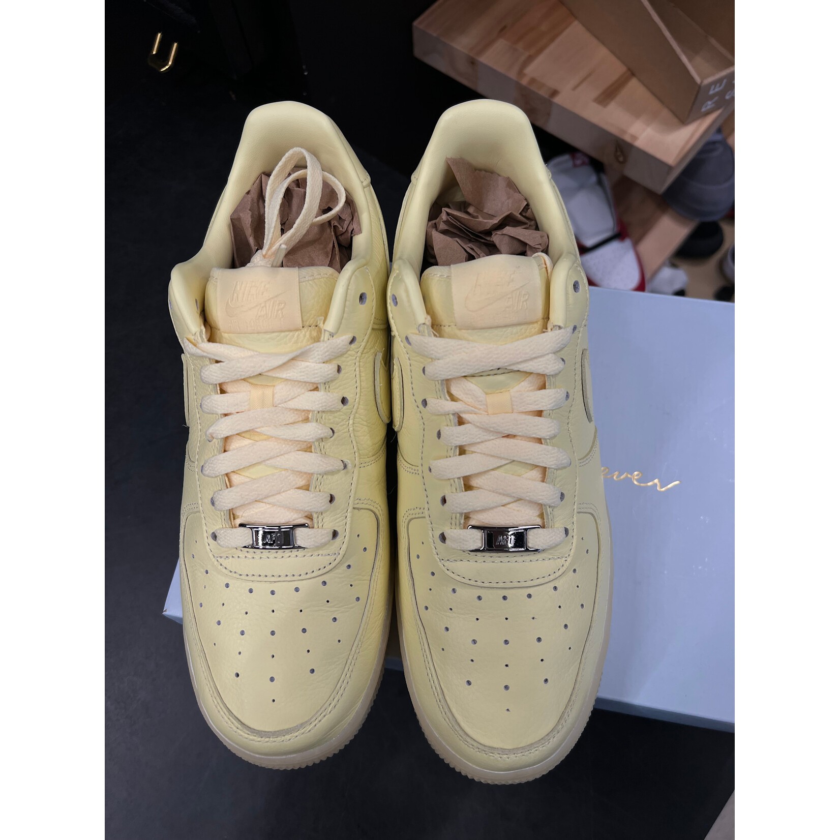 Nike Nike Air Force 1 Low Drake NOCTA Certified Lover Boy Citron Tint Size 10, PREOWNED