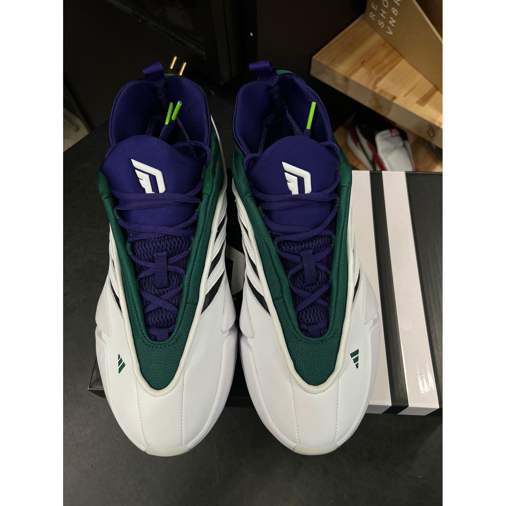 Adidas adidas Dame 9 Milwaukee Bucks  Size 10, PREOWNED TRIED ON