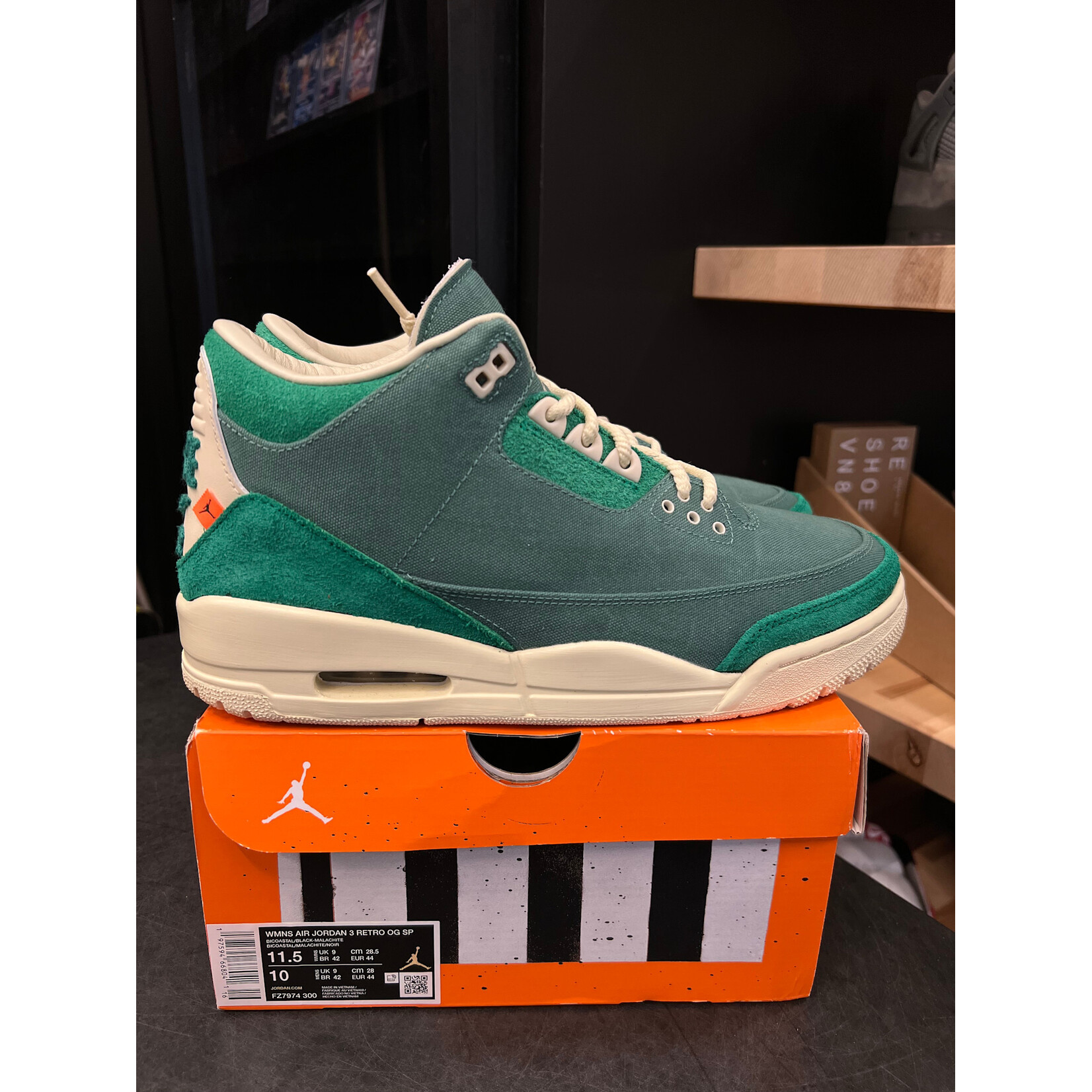 Jordan Jordan 3 Retro SP Nina Chanel Abney Bicoastal (Women's) Size 11.5W, PREOWNED