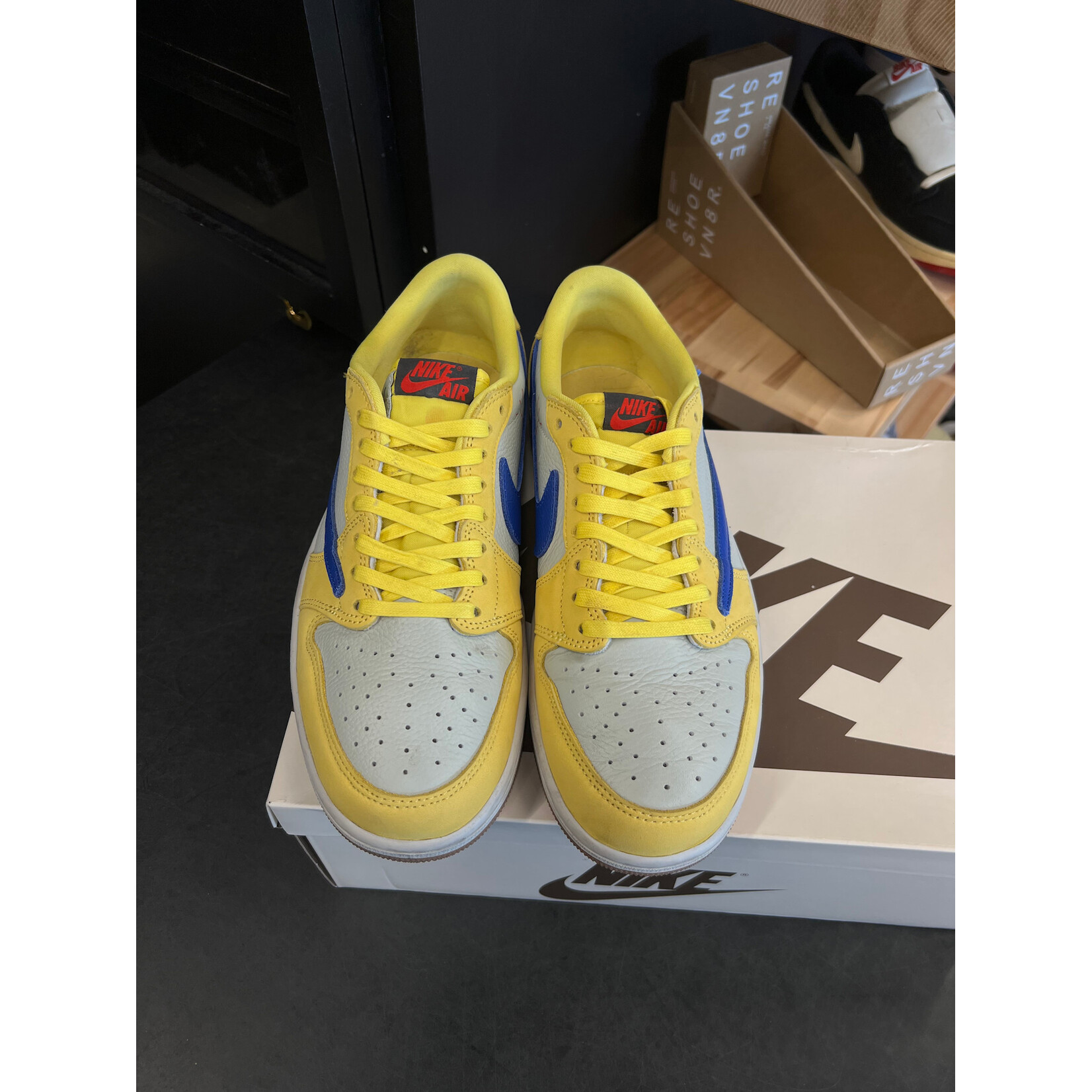 Jordan Jordan 1 Retro Low OG SP Travis Scott Canary (Women's) Size 11W, PREOWNED