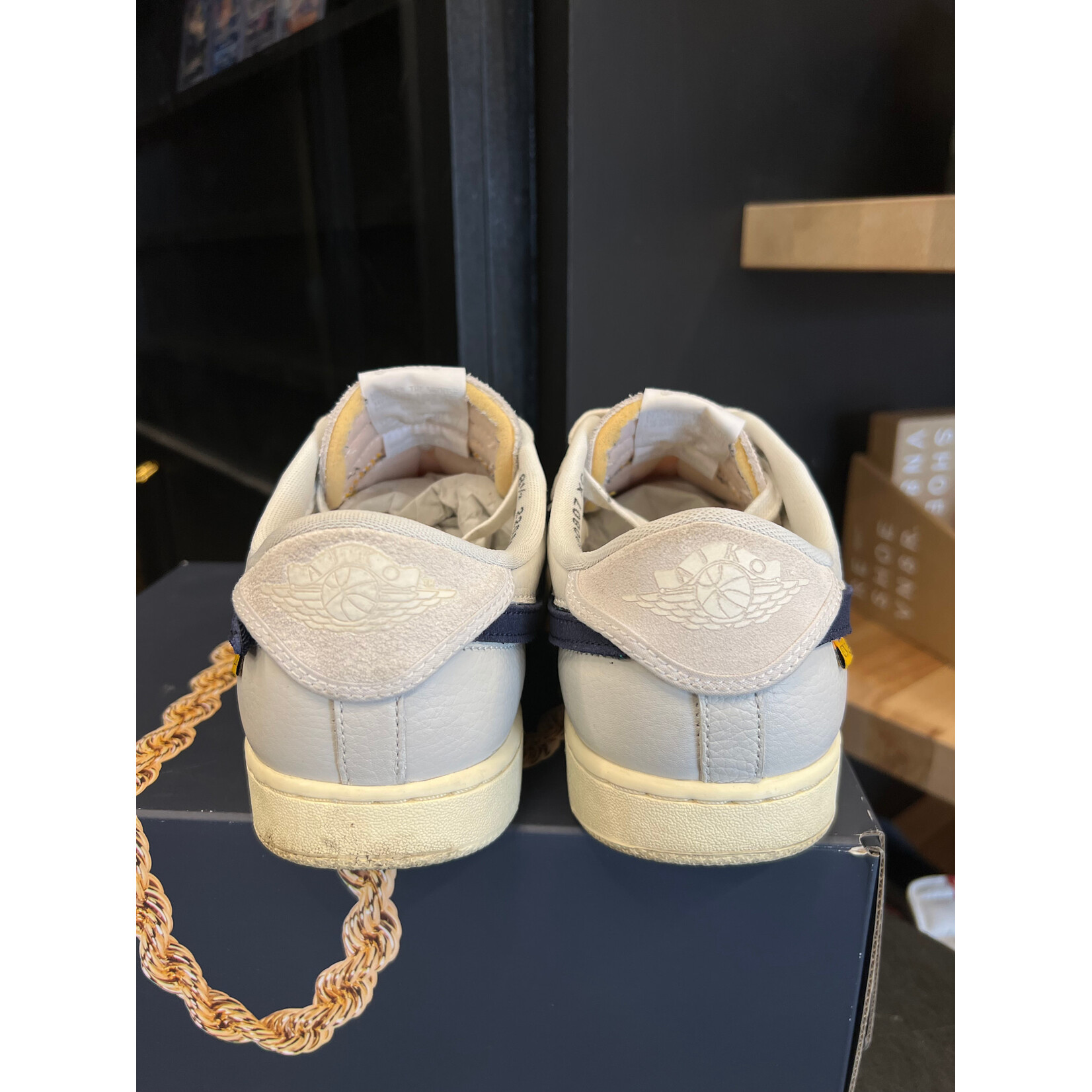 Jordan Jordan 1 Retro AJKO Low SP Union Sail Leather Size 8.5, PREOWNED