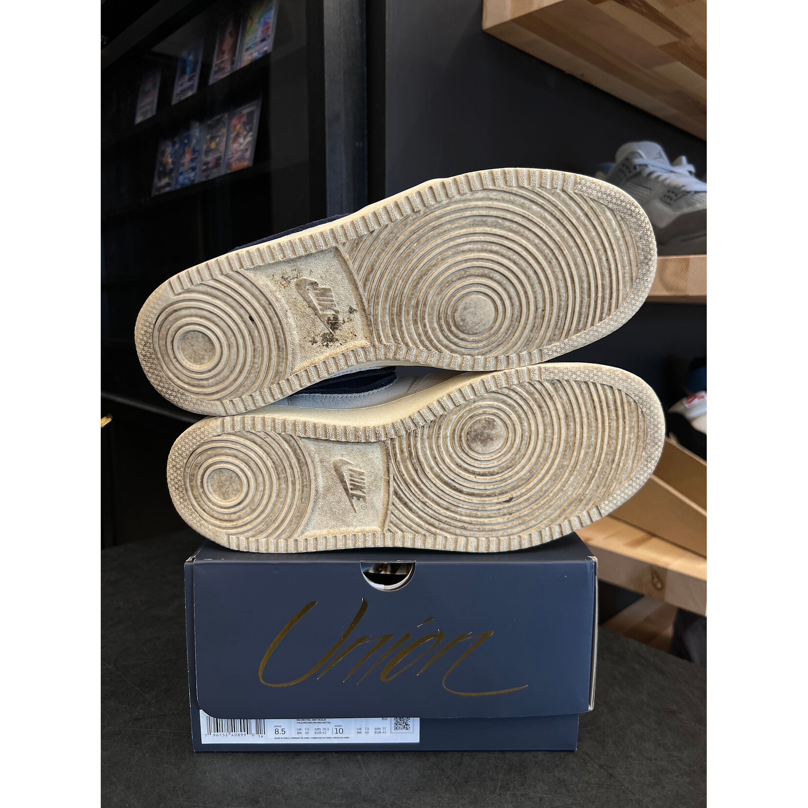 Jordan Jordan 1 Retro AJKO Low SP Union Sail Leather Size 8.5, PREOWNED