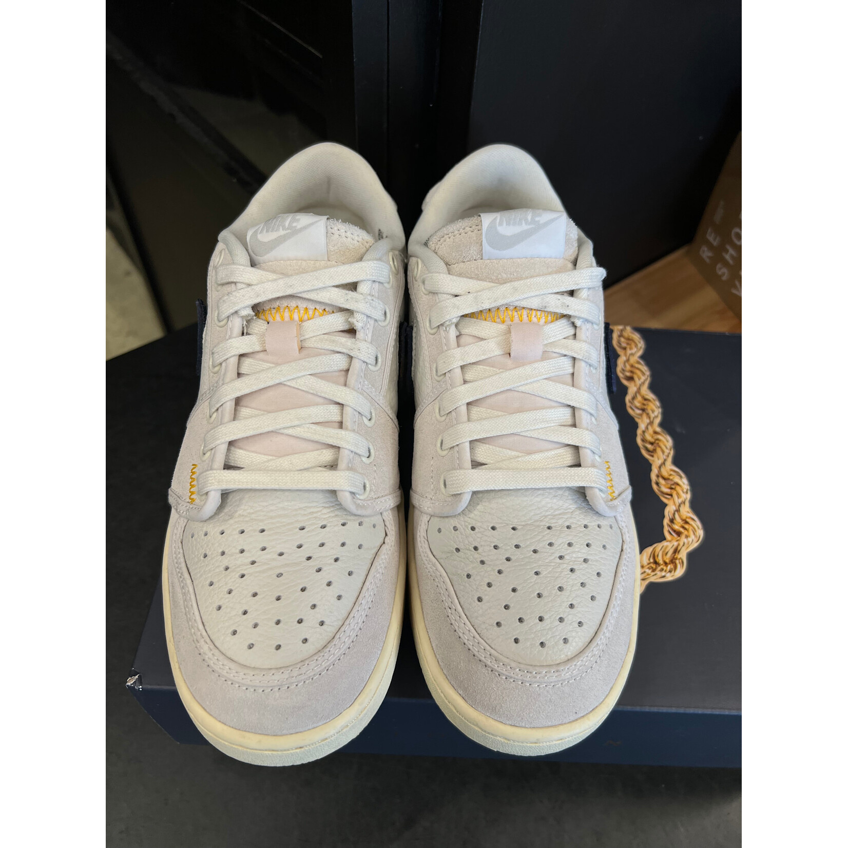 Jordan Jordan 1 Retro AJKO Low SP Union Sail Leather Size 8.5, PREOWNED